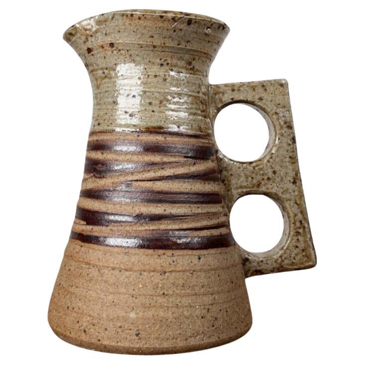 Jarra danesa de Studio Pottery de Tue Poulsen para Tue Keramik, años 60