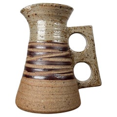 Jarra danesa de Studio Pottery de Tue Poulsen para Tue Keramik, años 60