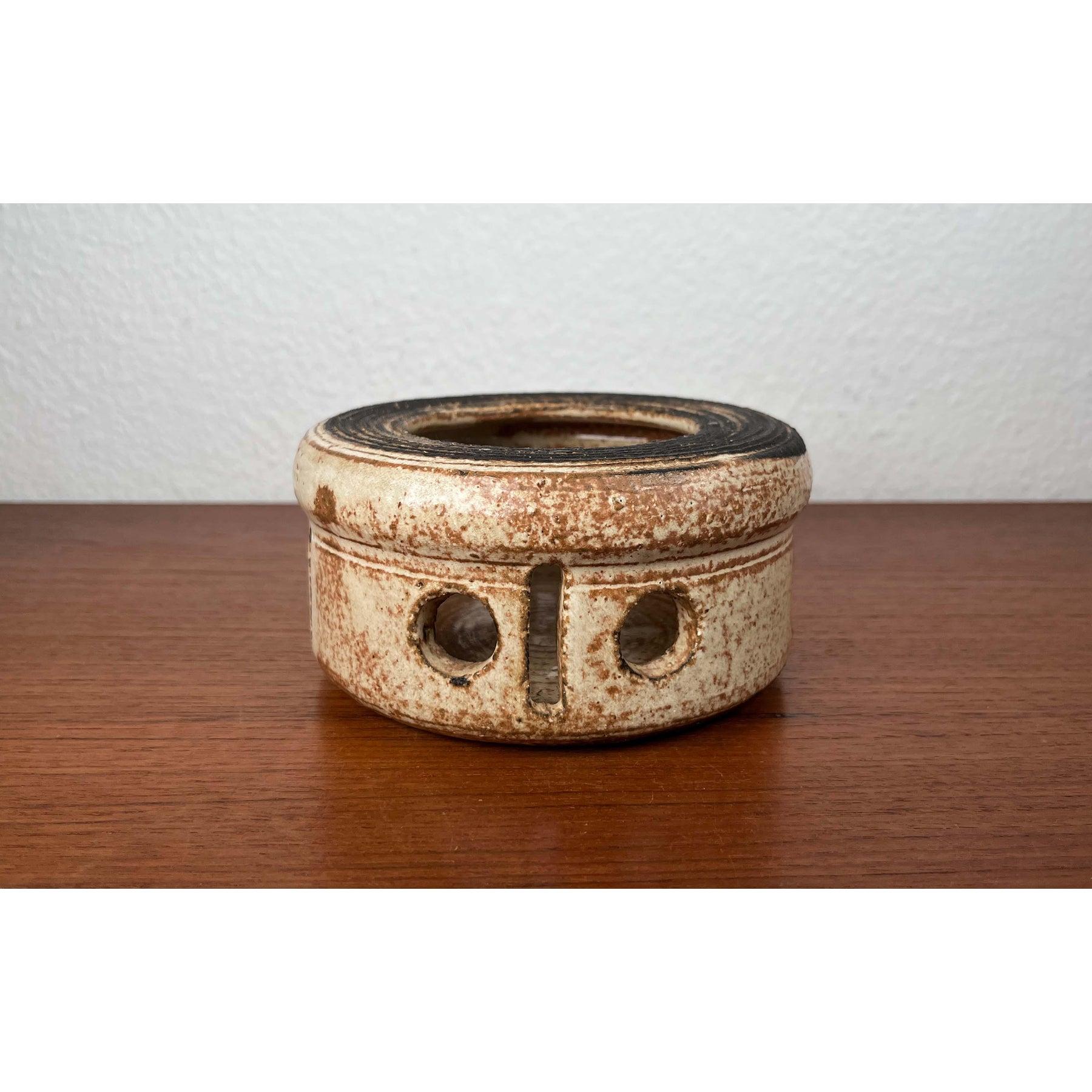 Danish Studio Pottery Tea Warmer from Djurs Keramikgarden, 1960s For Sale 6