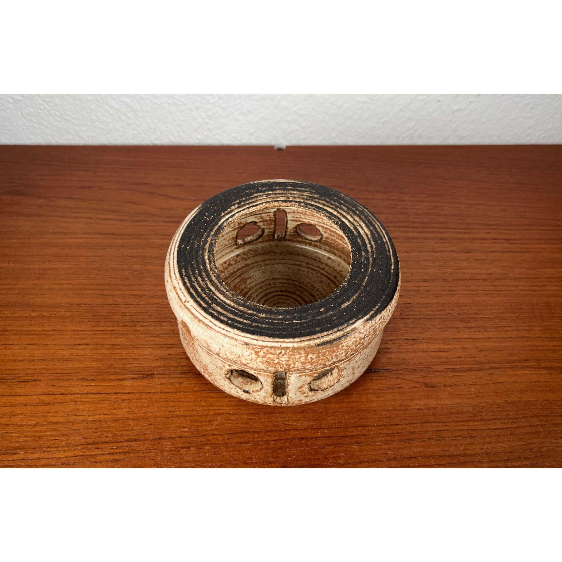 Danish Studio Pottery Tea Warmer from Djurs Keramikgarden, 1960s In Good Condition For Sale In Hamburg, DE