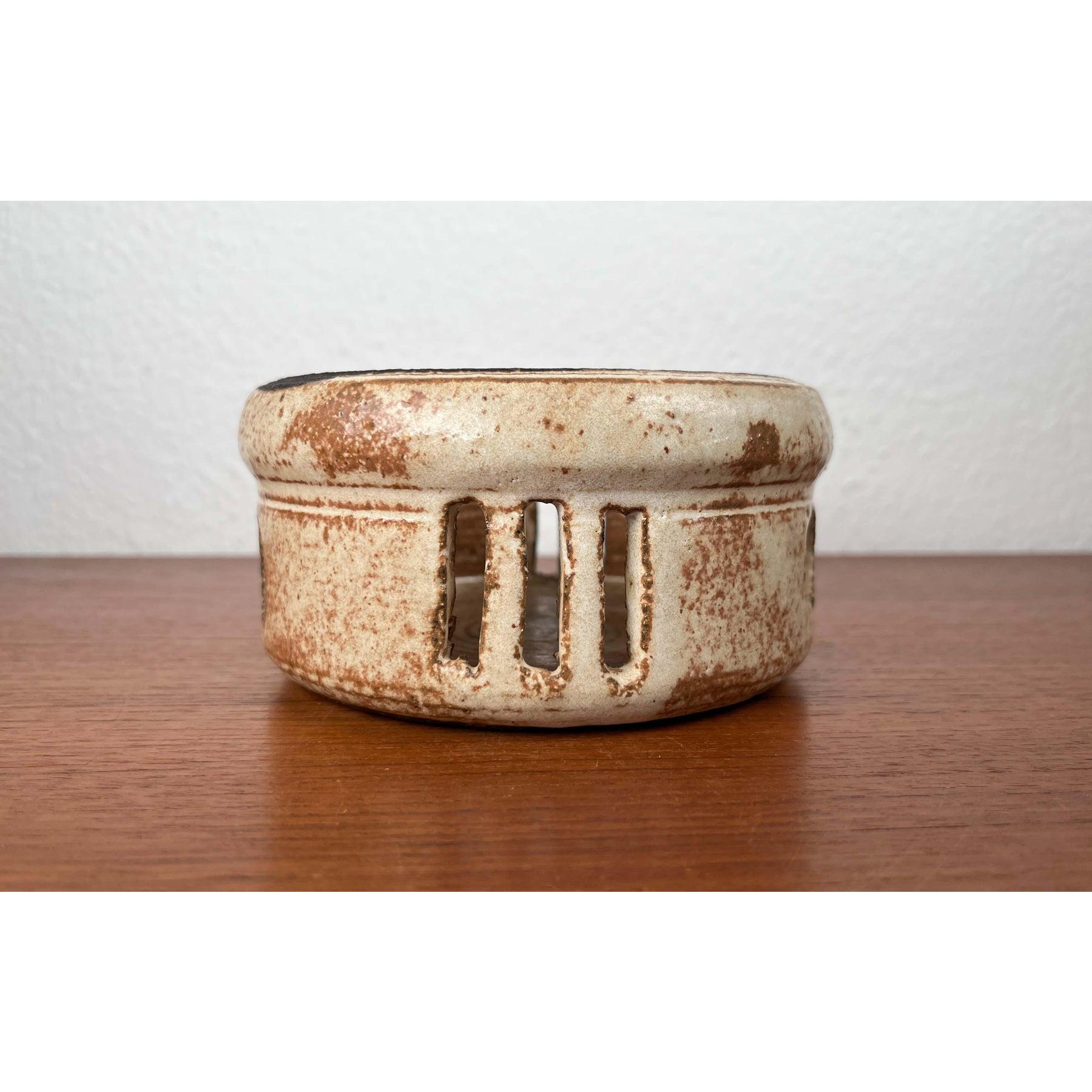 Ceramic Danish Studio Pottery Tea Warmer from Djurs Keramikgarden, 1960s For Sale