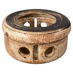 Calentador de té danés de Studio Pottery de Djurs Keramikgarden, años 60