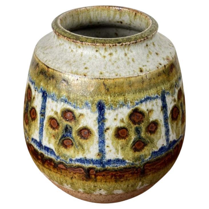 Vase danois en Studio Pottery de Michael Andersen, Bornholm, années 1960