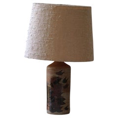Danish Studio Stoneware Table Lamp by Conny Walther, Denmark, Mid 20th Century