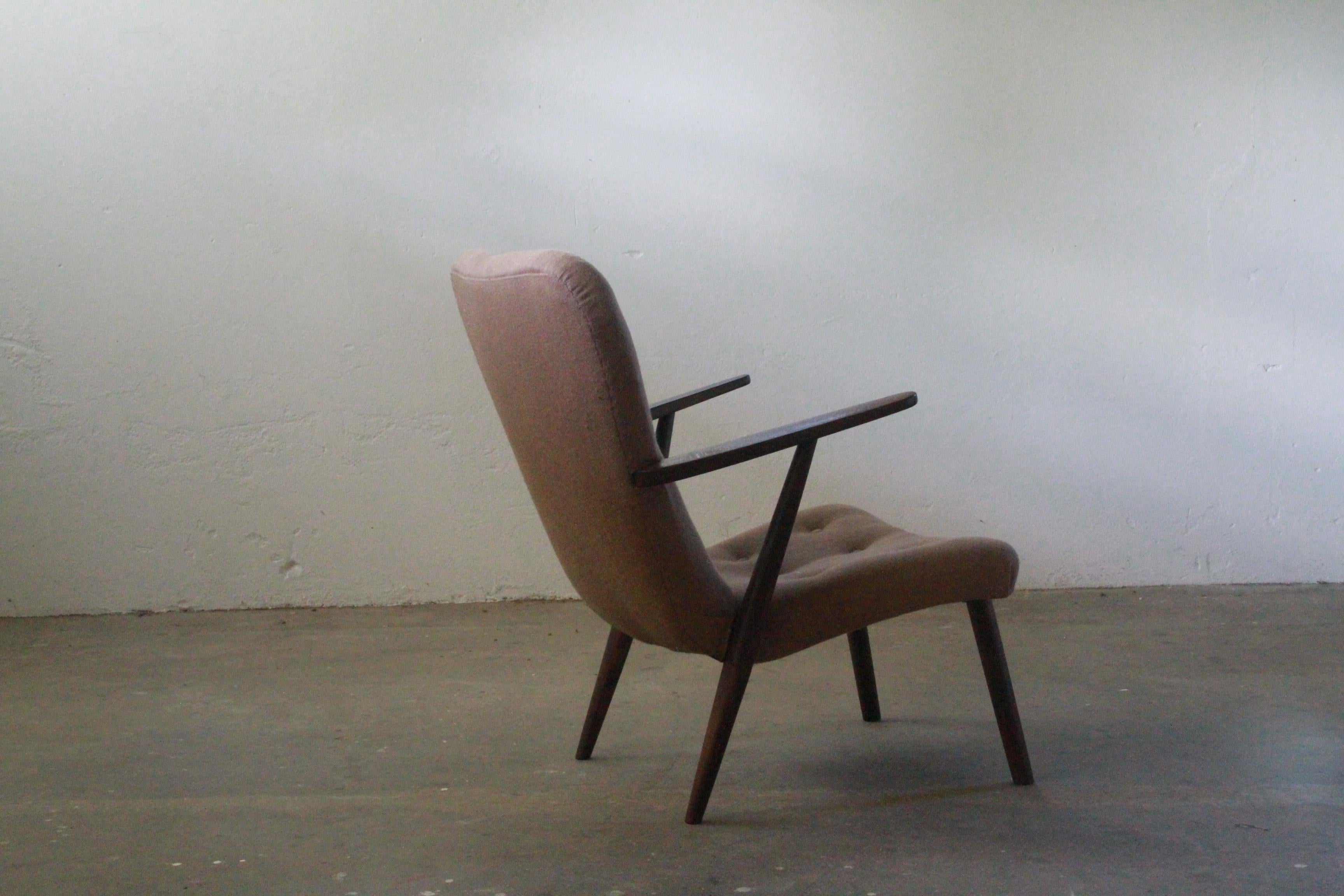 Danish Style of Arctander or Schubell Mid-century Lounge Chair For Sale 10