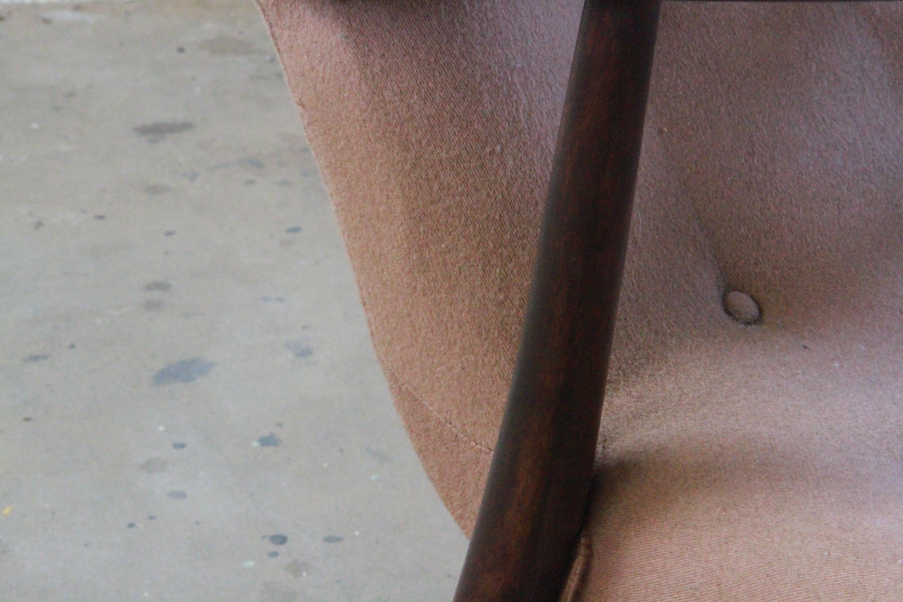 Danish Style of Arctander or Schubell Mid-century Lounge Chair For Sale 12