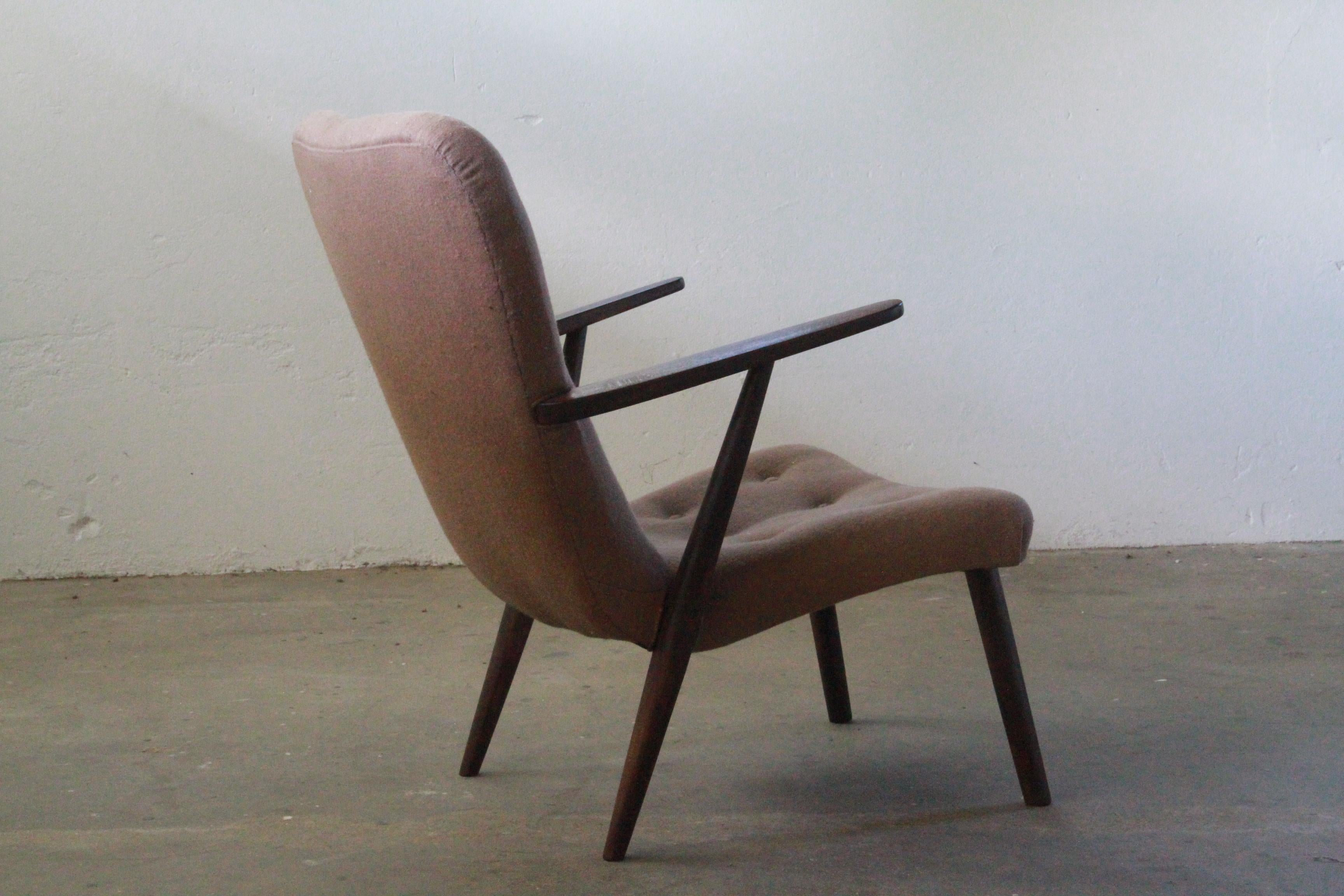 Danish Style of Arctander or Schubell Mid-century Lounge Chair In Good Condition For Sale In Store Heddinge, DK