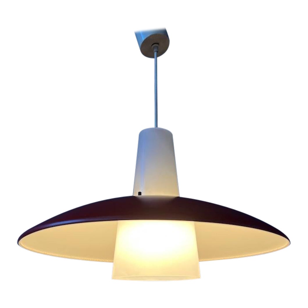 Lámpara colgante de estilo danés de Louis Kalff para Philips, años 70 en venta