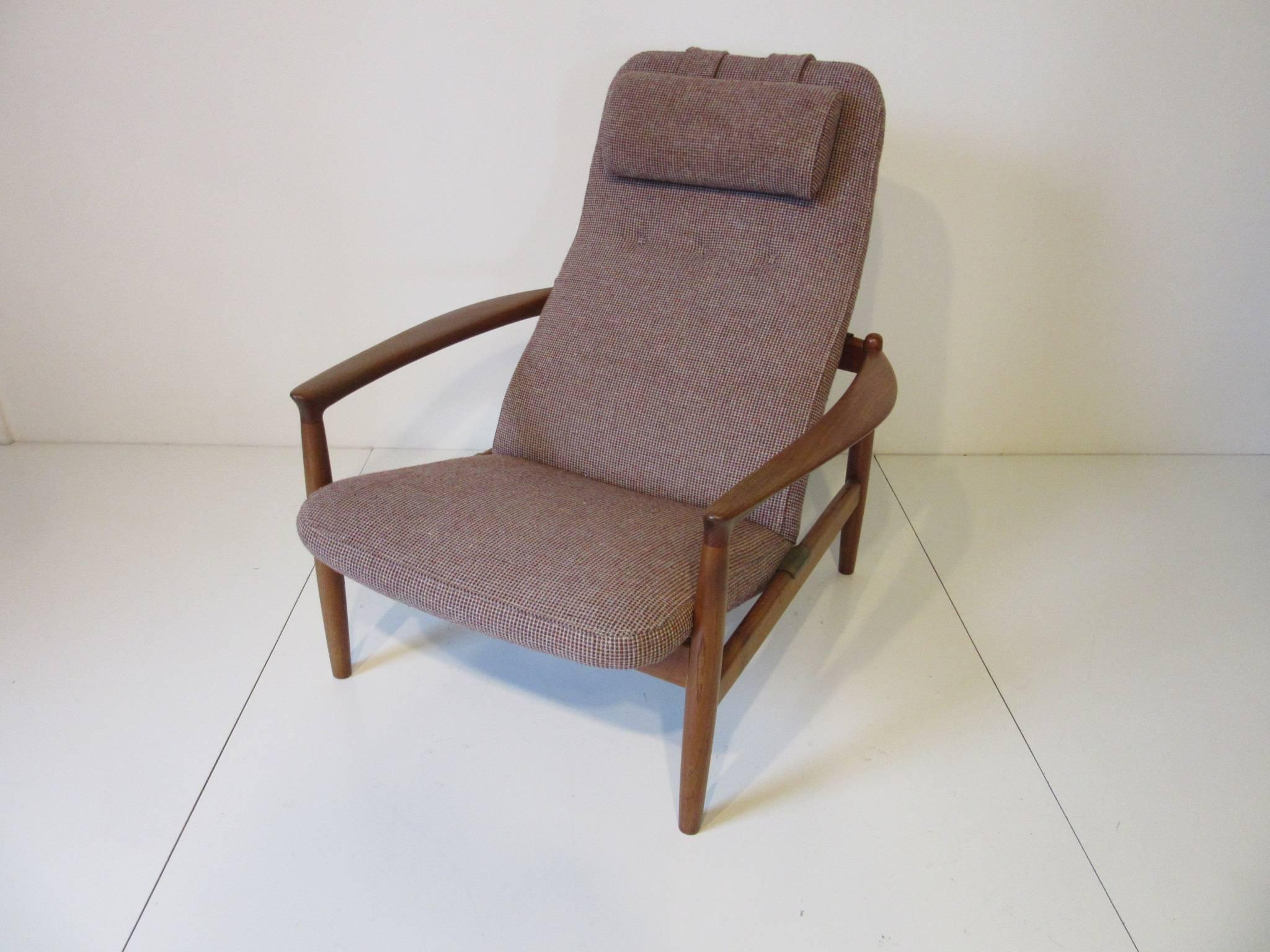 20th Century Danish Styled Lounge Chair by Folke Ohlsson for DUX
