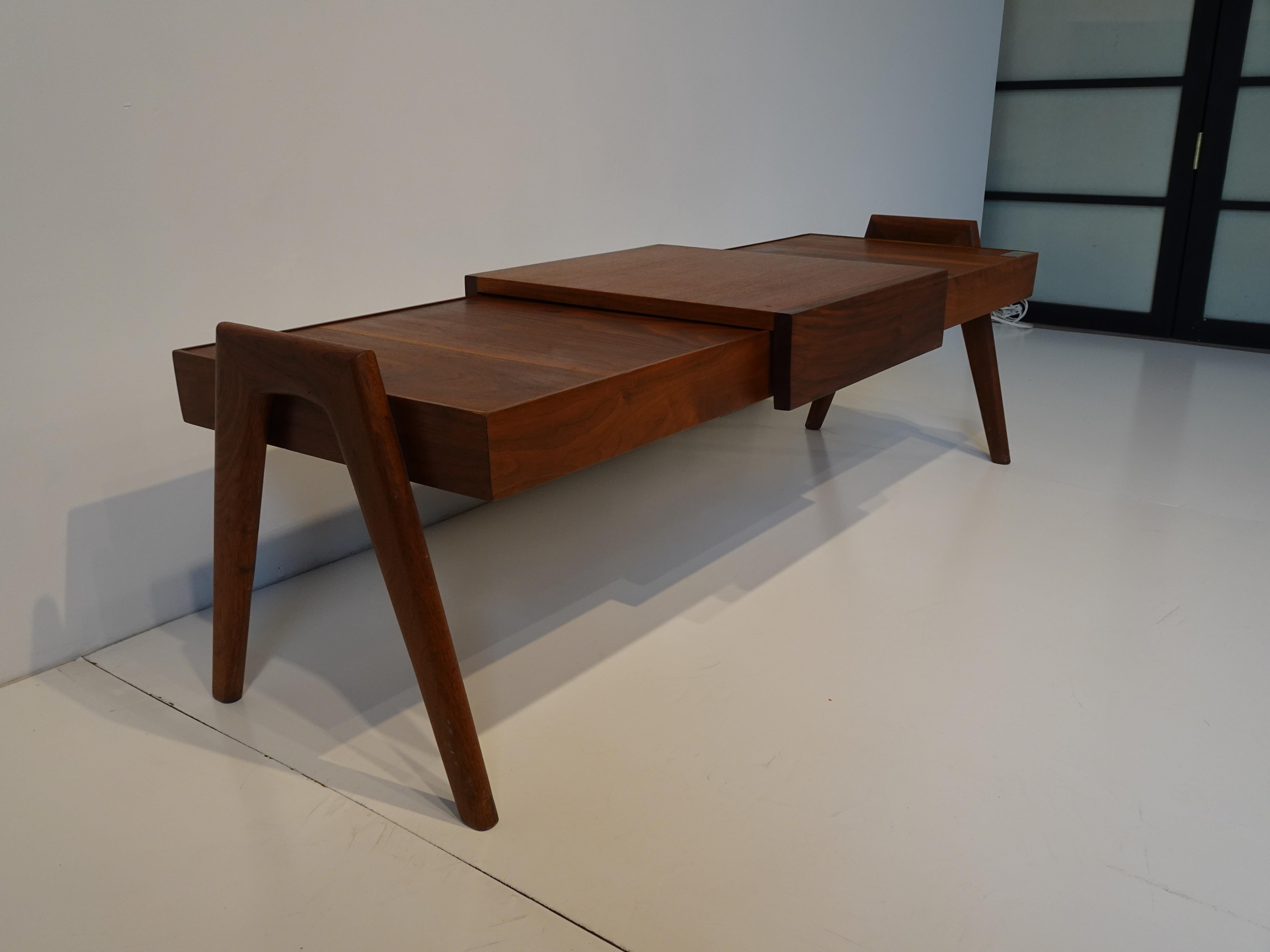 Danish Styled Teak Coffee Table in the Manner of Svend Aage Madsen 2