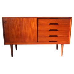 Danish Styled Teak Credenza / Sideboard by Gustav Bahus Norway