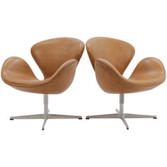 Danish Swan Chair by Arne Jacobsen for Fritz Hansen, 1960