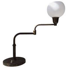 Danish Swingarm Desk or Table Lamp in Brass by Fog & Mørup, 1930s