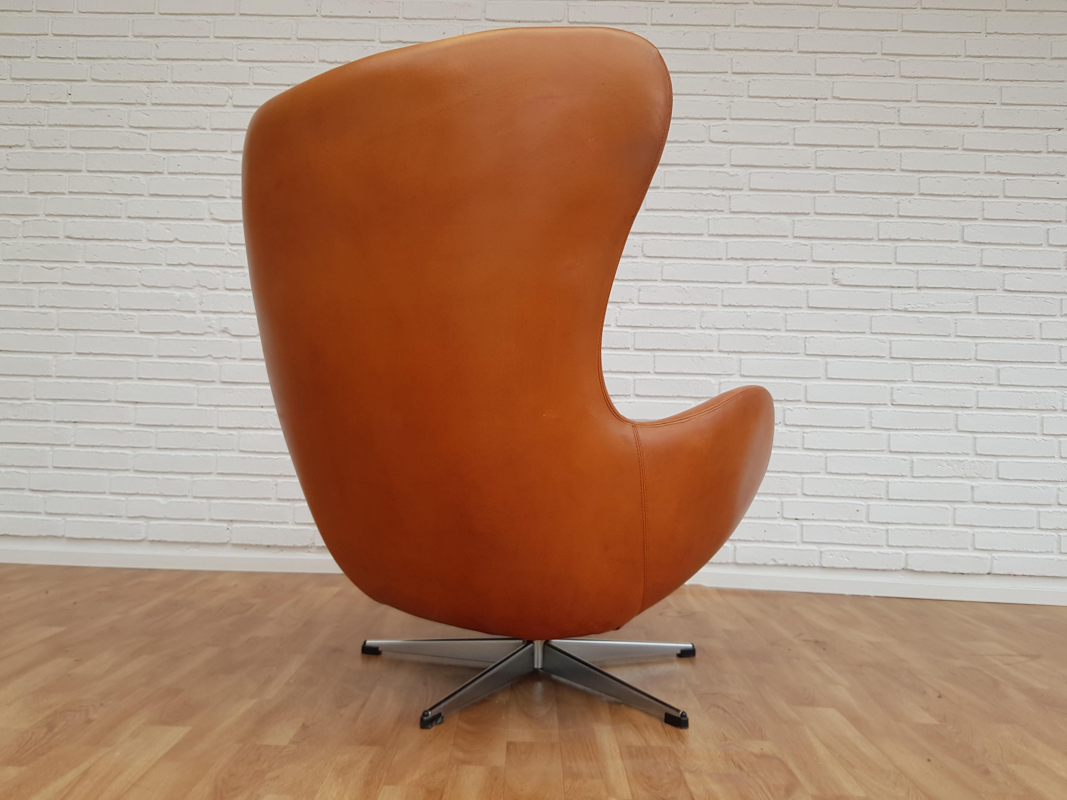 Dänischer drehbarer Loungesessel, Henry Walter Klein für Bramin, 1970er Jahre, Renewed Leder 8