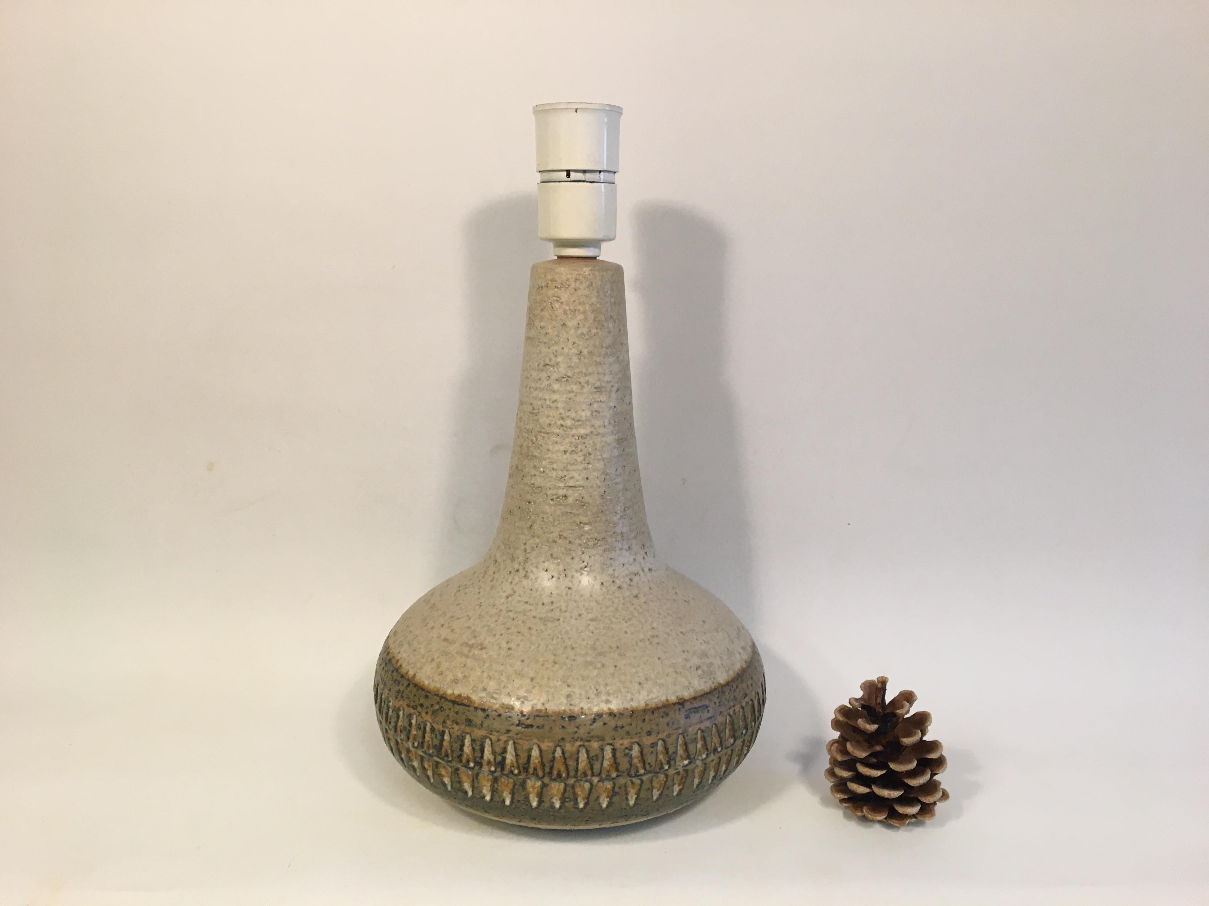 Mid-Century Modern Danish Table Lamp Ceramic, from Søholm, Bornholm For Sale