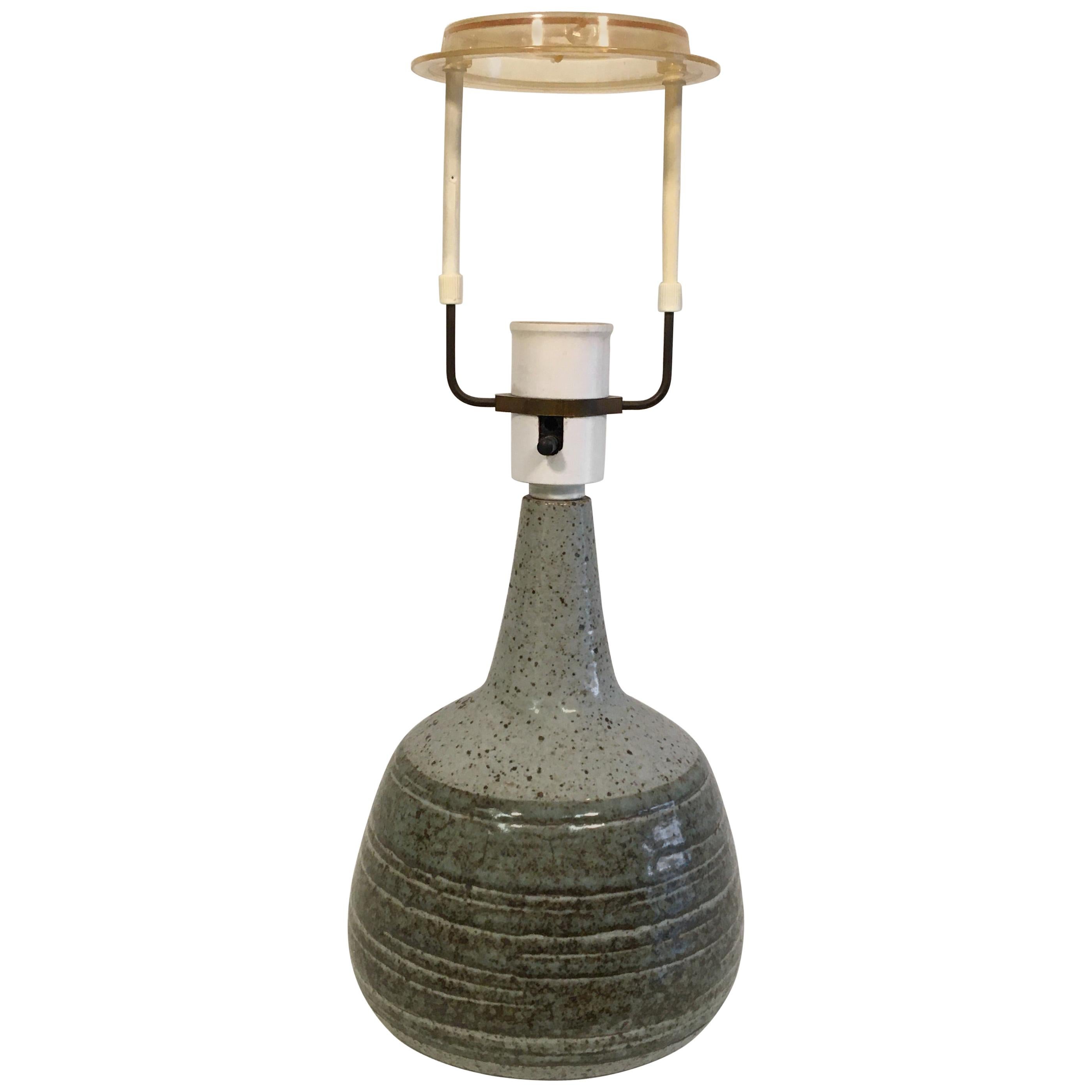 Danish Table Lamp in Stoneware from Palshus For Sale