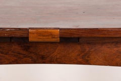 Danish table, stamped, extendable and reversible for games or meals 1960.