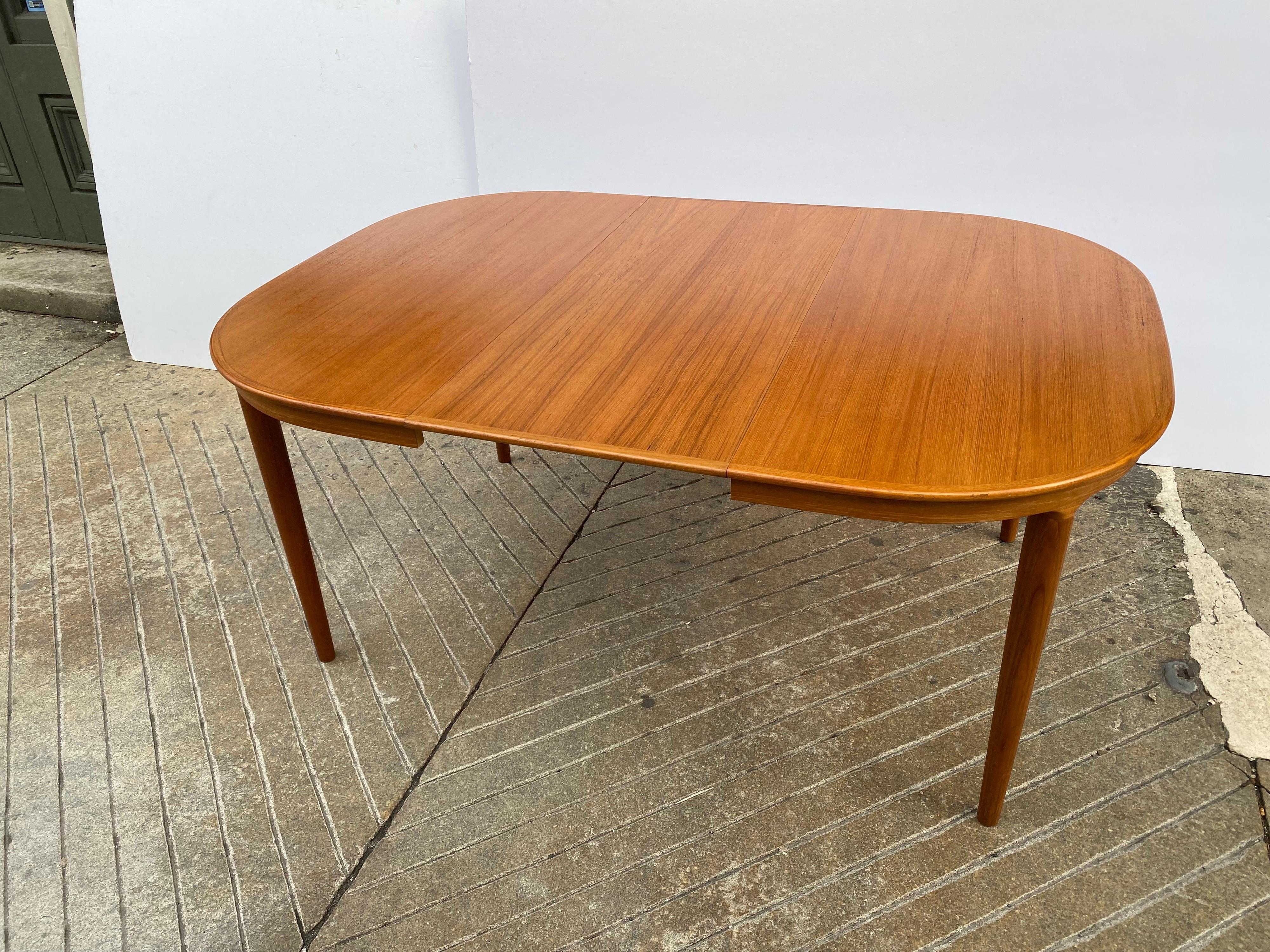 Scandinavian Modern Danish Table with Rounded Corners/ 2 20