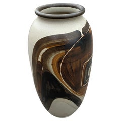 Danish Tall Vintage floor vase by Nils Kähler 1960s