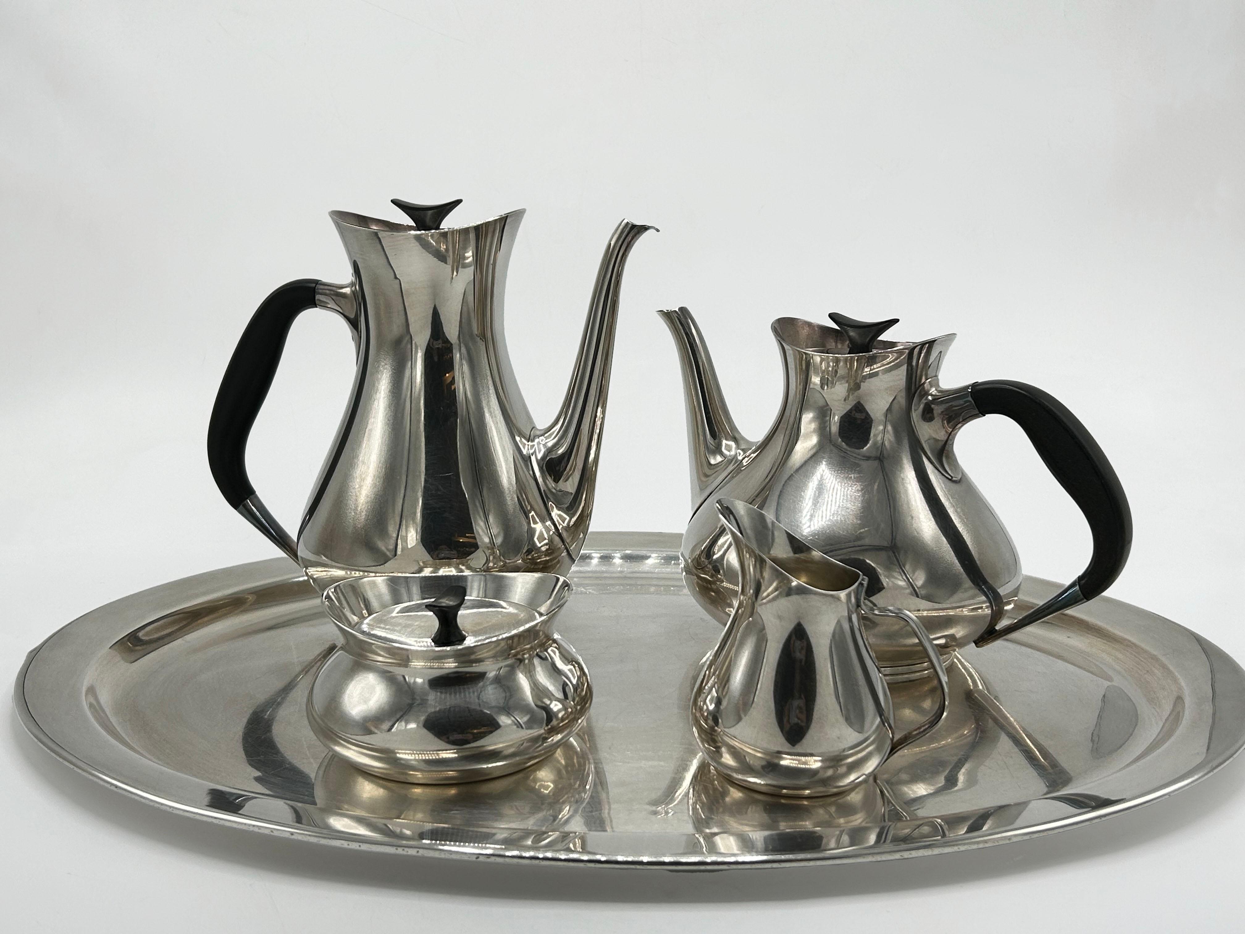 Danish tea set Cohr, Denmark (Postmoderne) im Angebot
