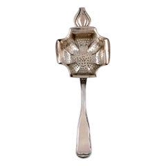 Danish Tea Strainer in Silver, Dated 1950