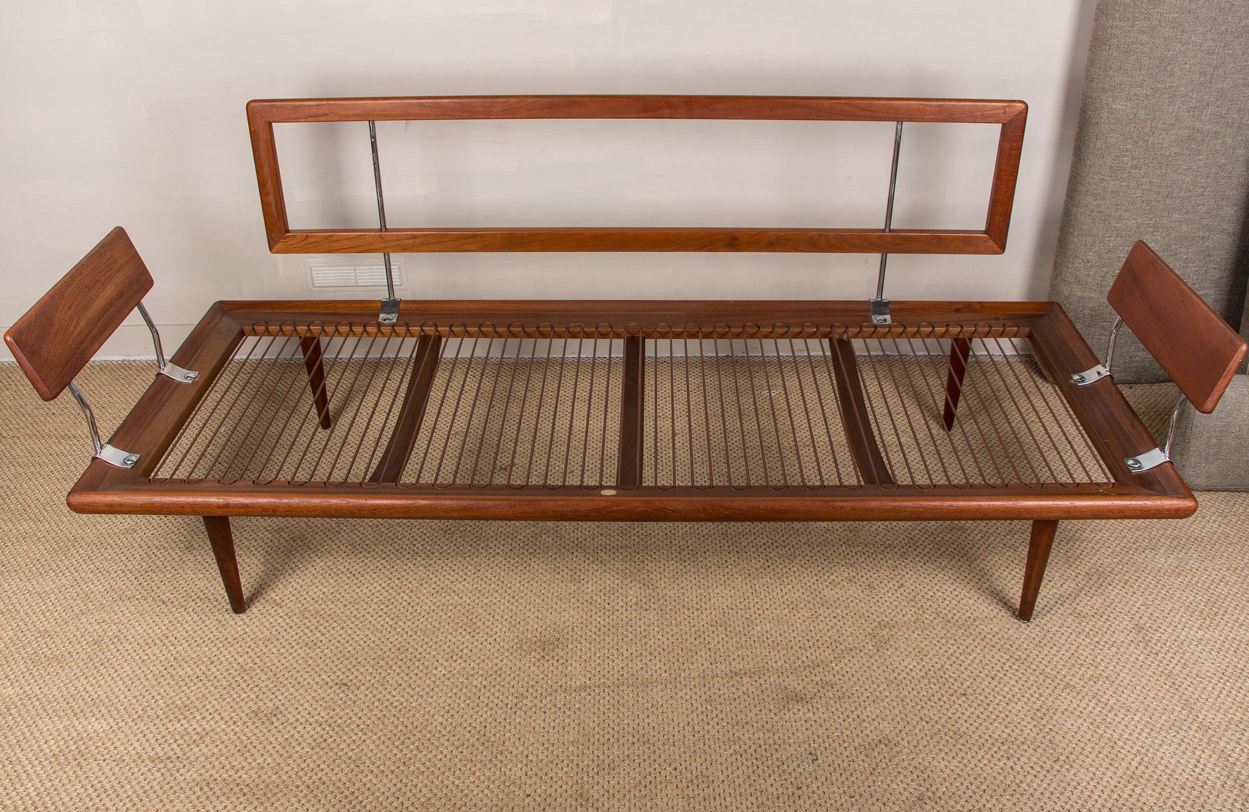 Danish Teak 3 Seats Sofa Model Fd 417 