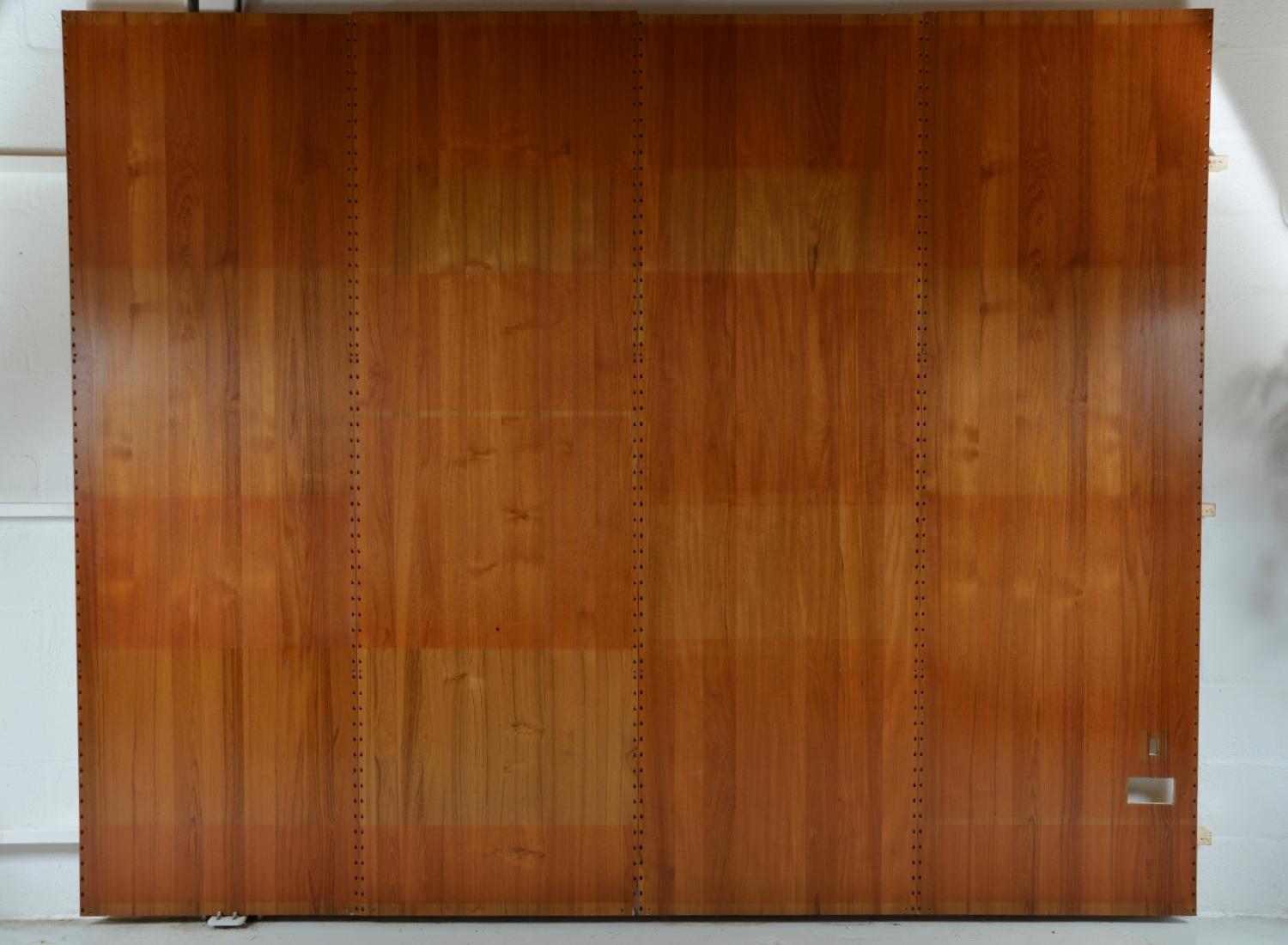 Modulares Regalsystem aus dänischem Teakholz, 4-Bay Cado-Wandschrank, Bar-Schreibtisch Paul Cadovius 13