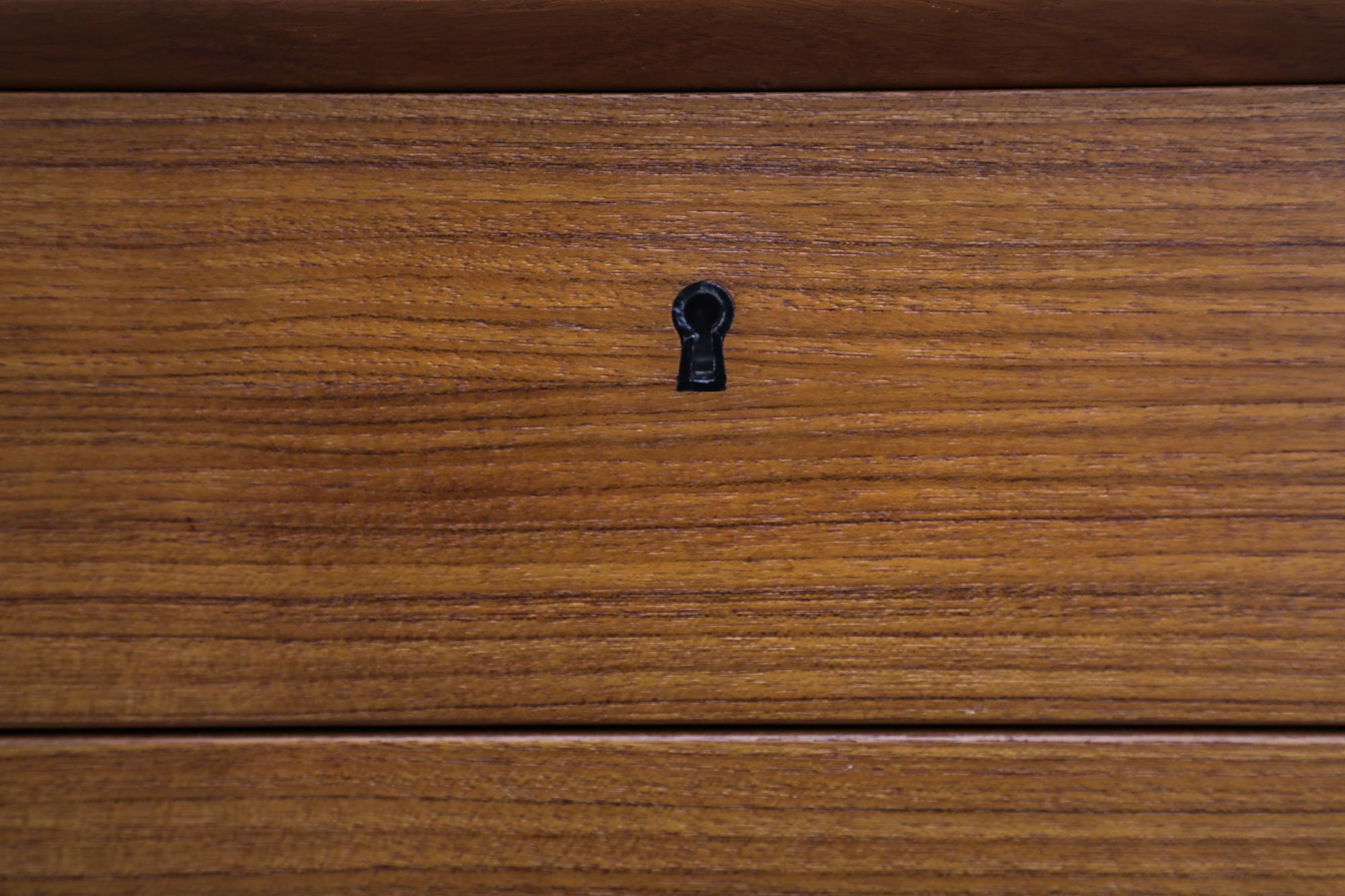 Danish Teak 6 Drawer Dresser by France and Sons 8