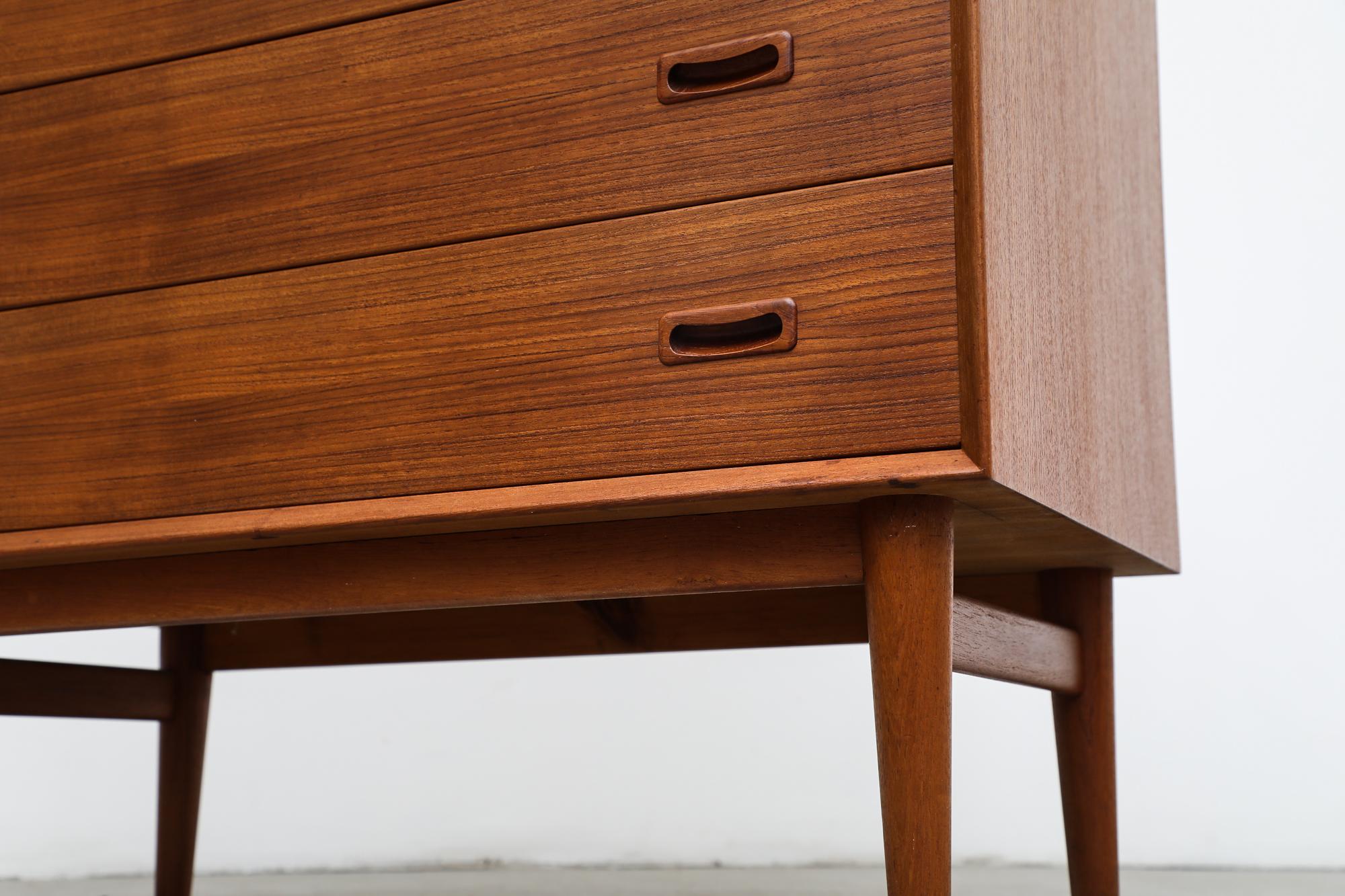 Danish Teak 6 Drawer Dresser by France and Sons 9