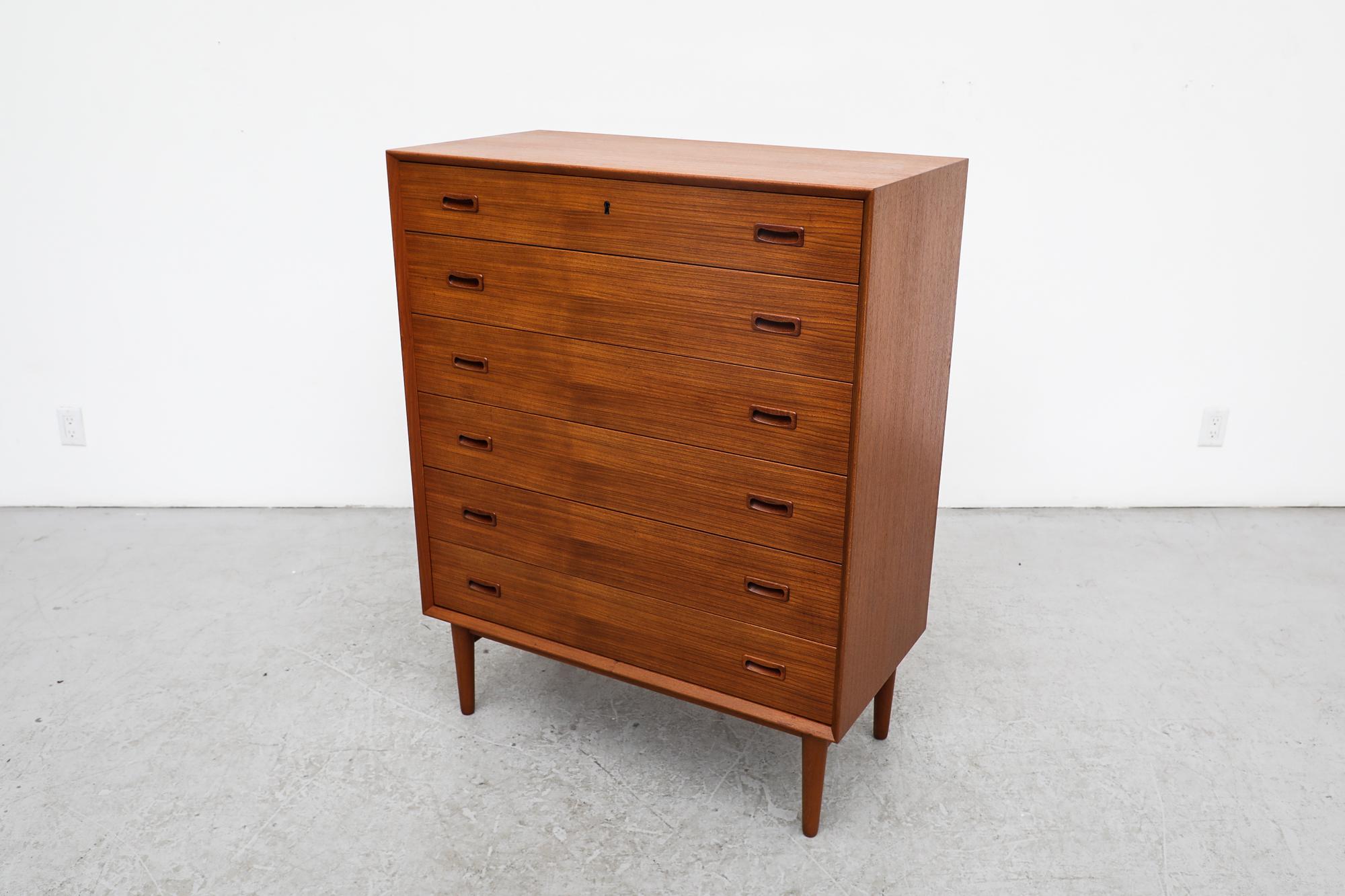 Danish Teak 6 Drawer Dresser by France and Sons 2