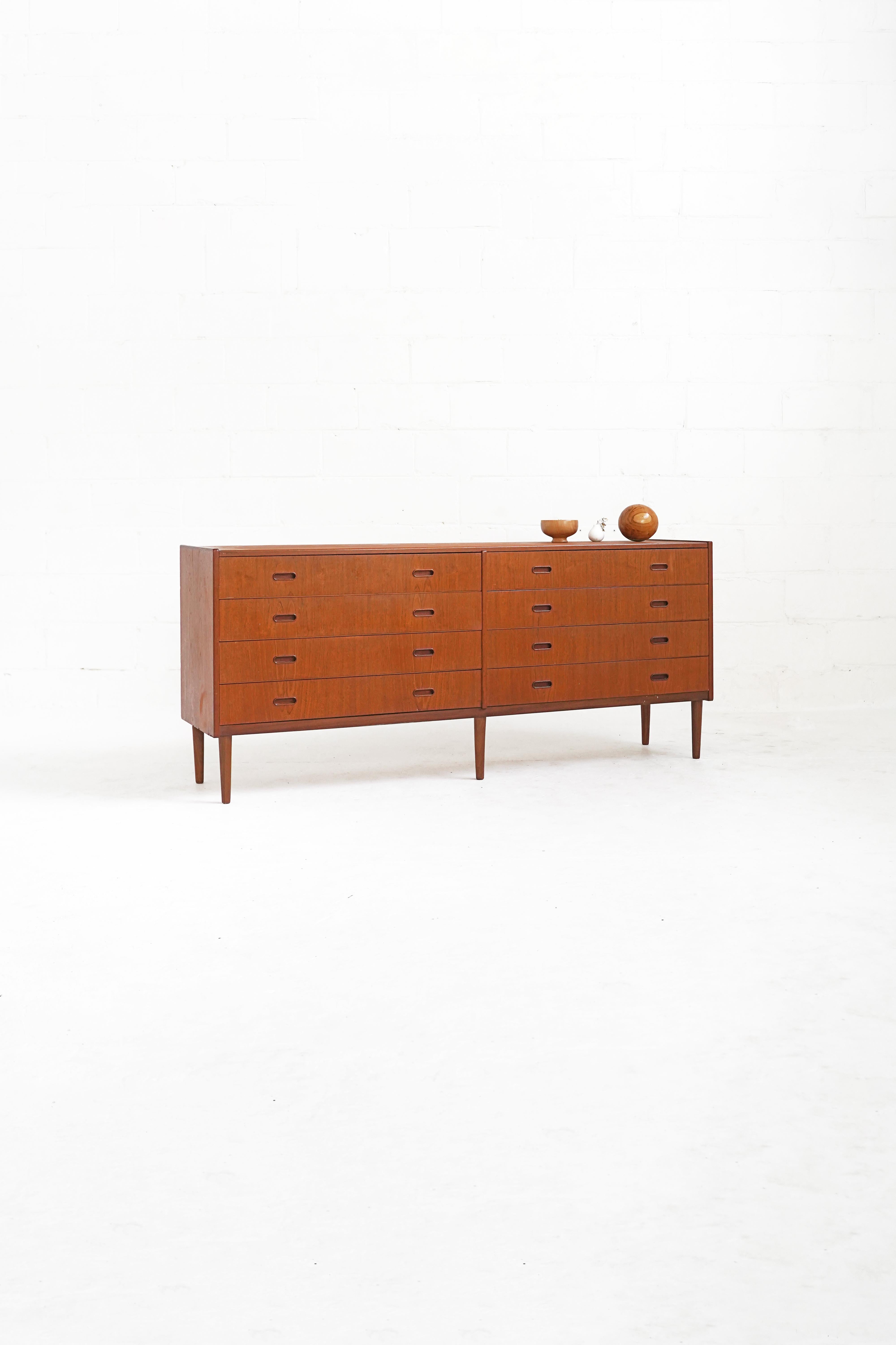 Danish Teak 8 Drawer Dresser by Arne Wahl Iversen for Falster Møbelfabrik 7