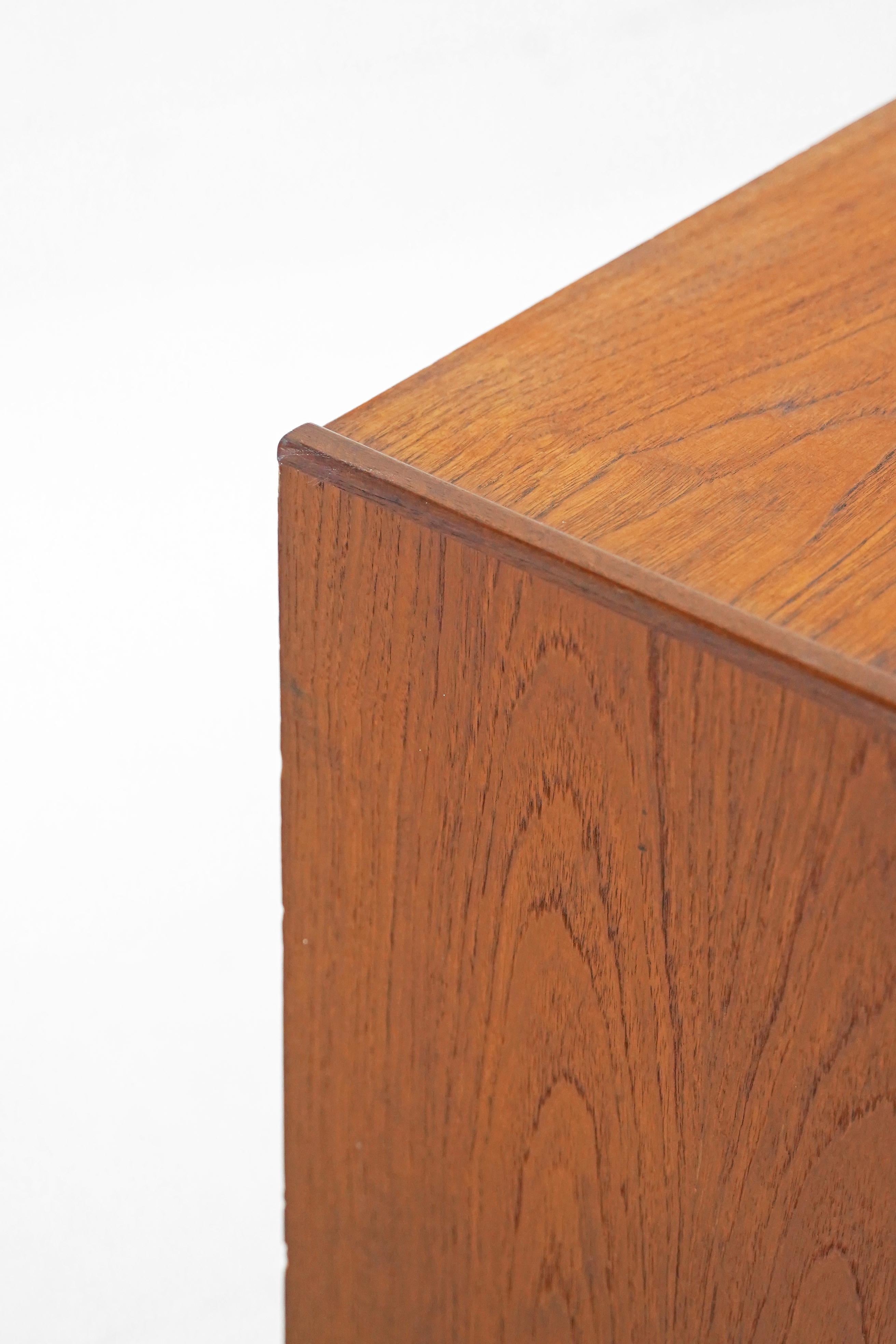 Mid-20th Century Danish Teak 8 Drawer Dresser by Arne Wahl Iversen for Falster Møbelfabrik