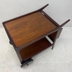 Danish Teak Afromosia Bar Cart