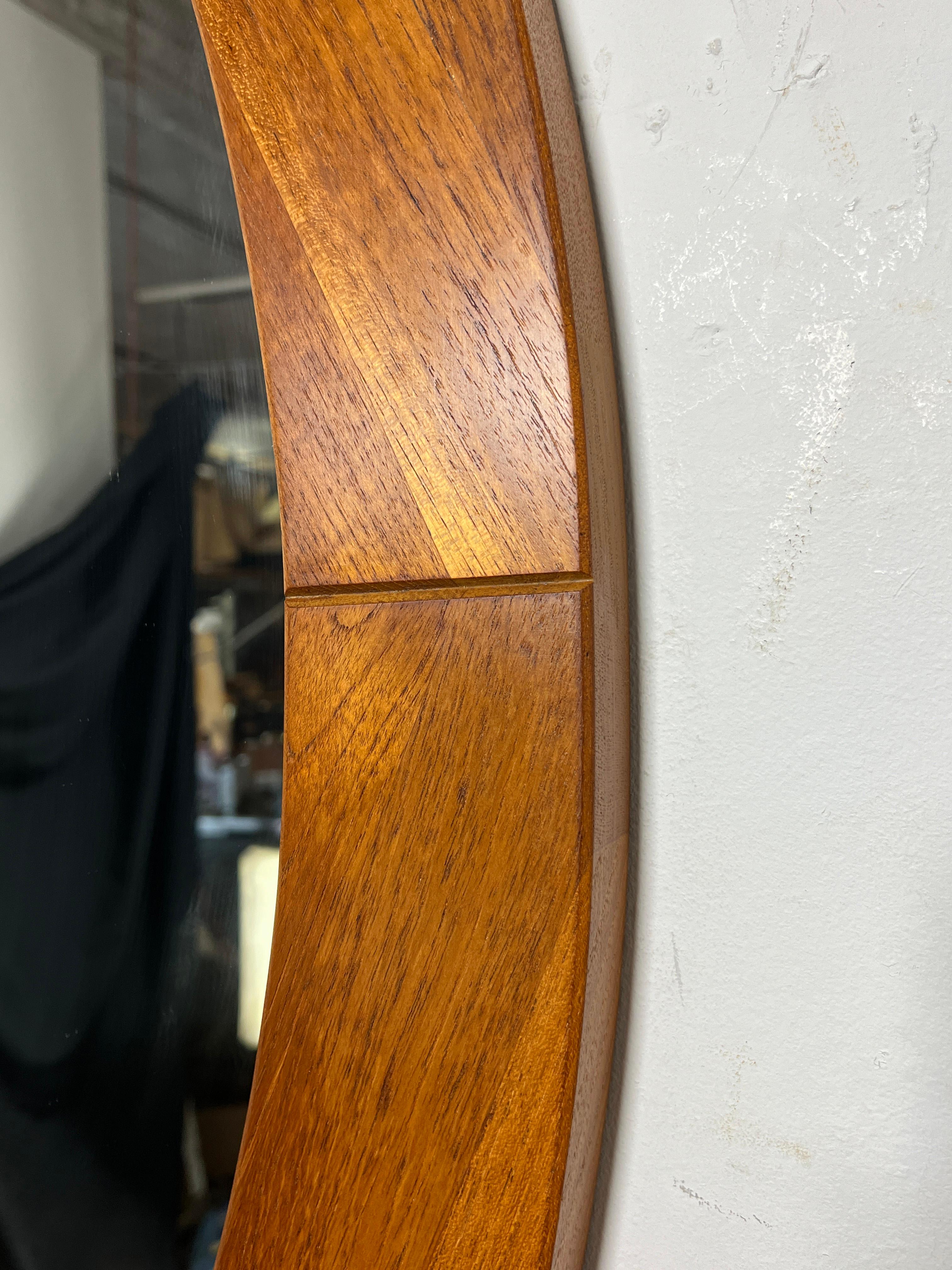 Danish Teak Aksel Kjersgaard Console With Pedersen & Hansen Mirror Circa '60s 6