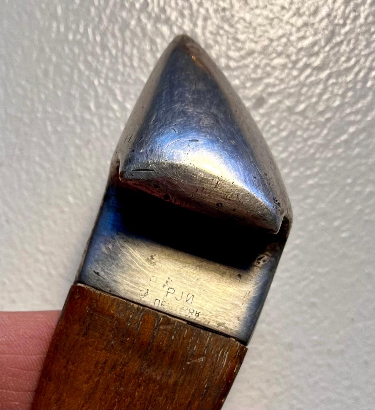 Danish Teak and Metal Bottle Opener For Sale 6