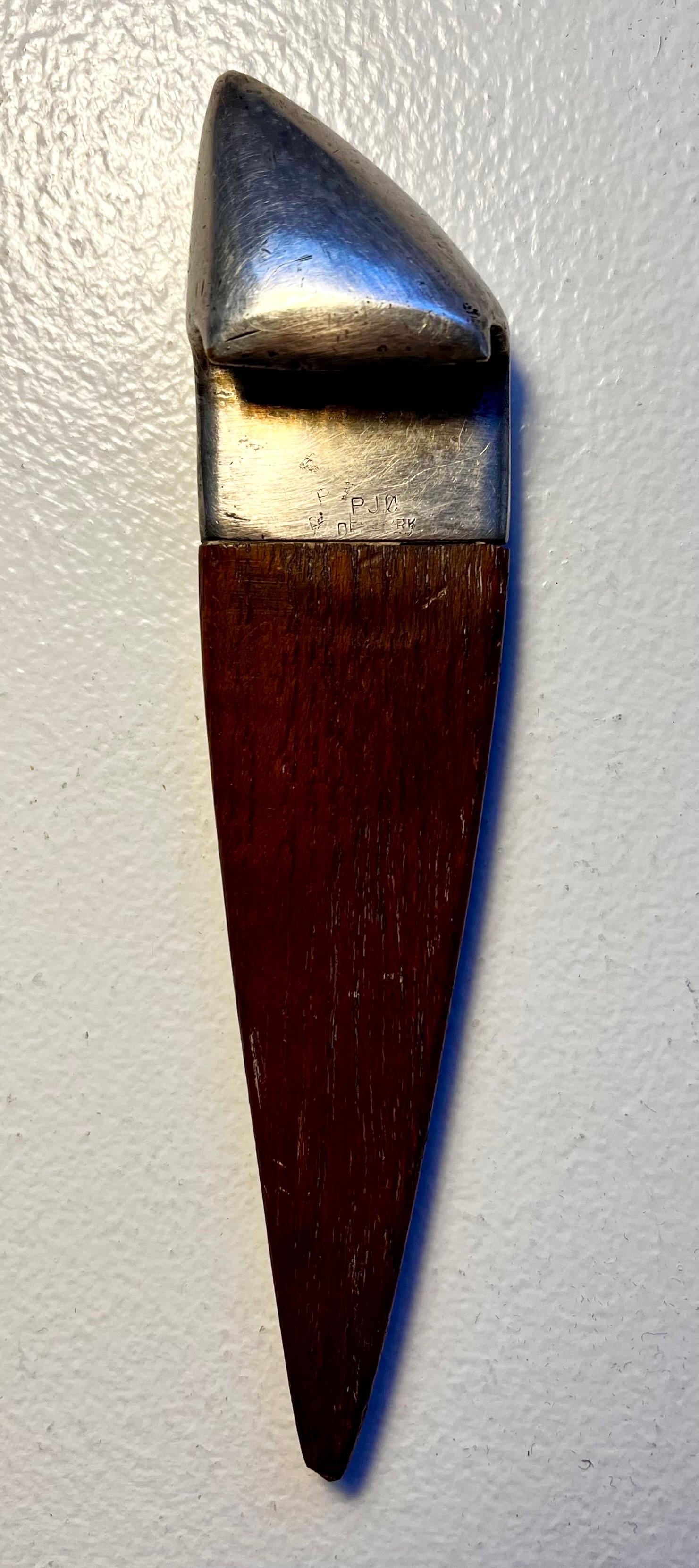 Danish Teak and Metal Bottle Opener For Sale 8