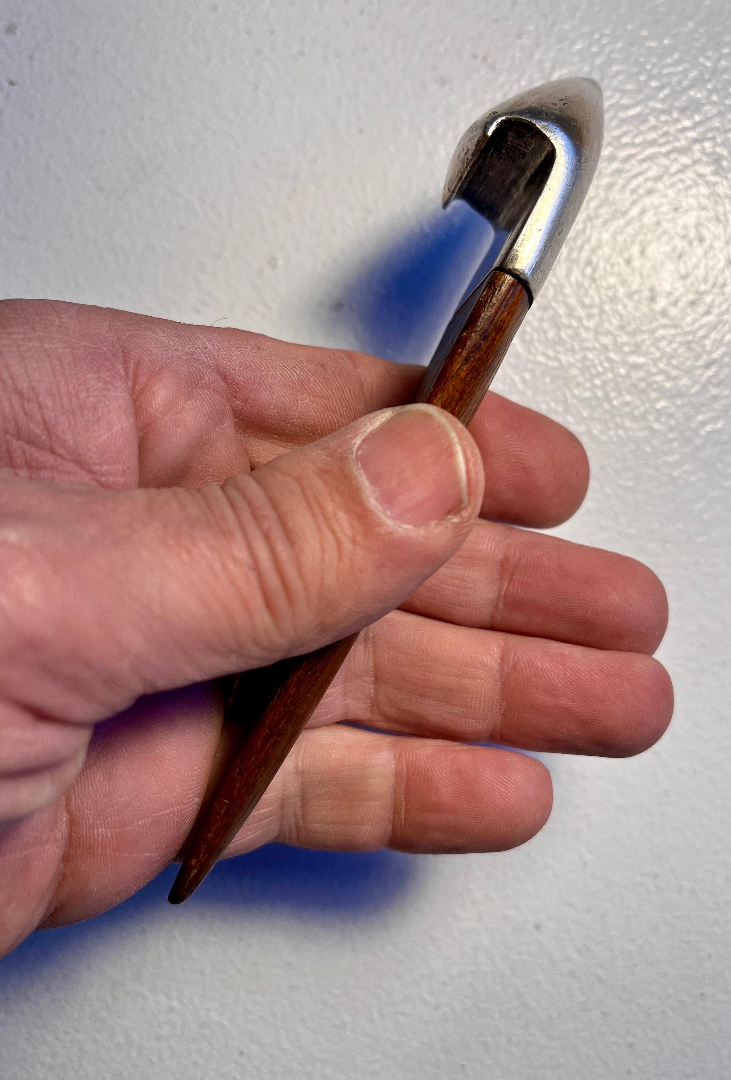 Danish Teak and Metal Bottle Opener For Sale 2