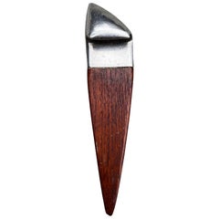 Danish Teak and Metal Bottle Opener