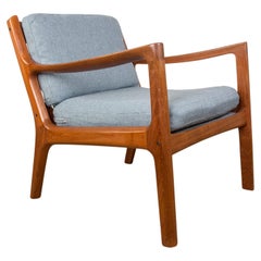 Danish Teak and New Fabric Armchair by Ole Wanscher for France & Son, 1960