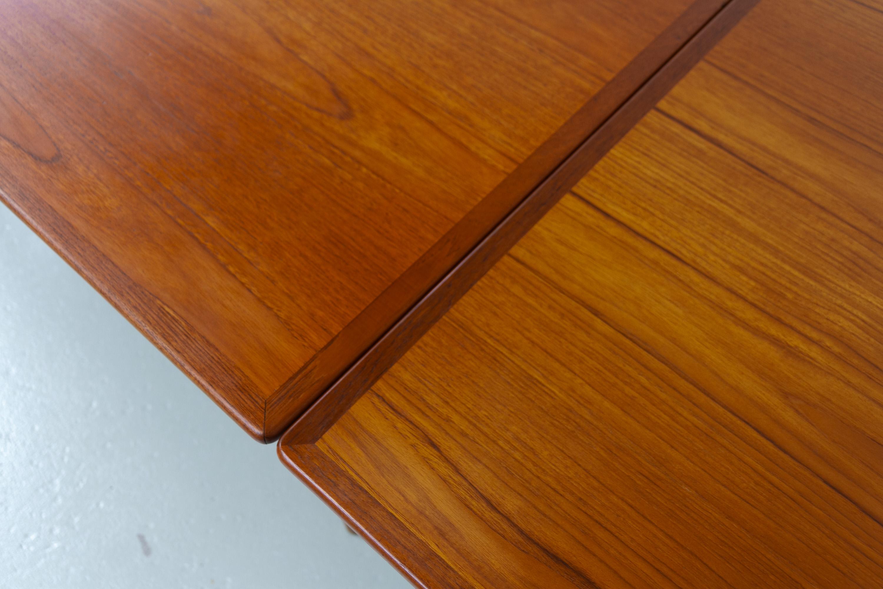Danish Teak and Oak AT-312 Dining Table by Hans Wegner for Andreas Tuck, 1960s en venta 2