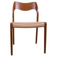 Danish Teak and rope chair, model 71 by Niels Otto Moller 1960.