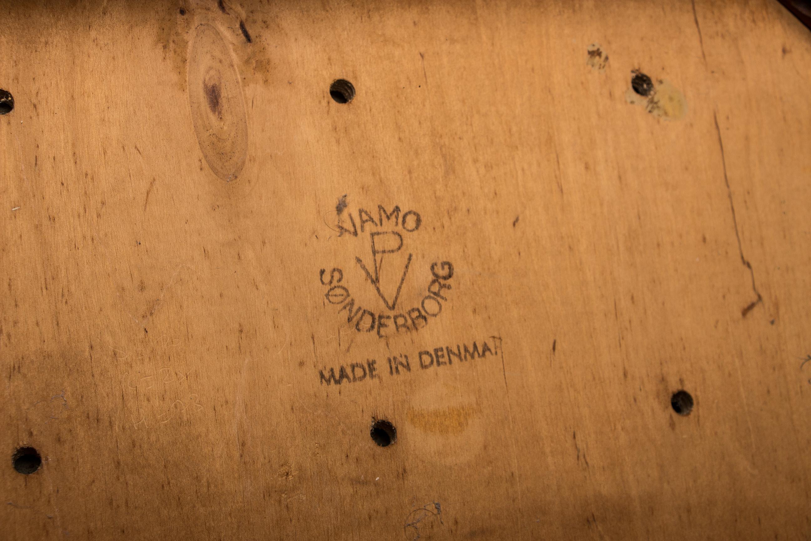 Danish Teak and Skai Desk Chair by Arne Vodder for Vamo Sonderborg 10