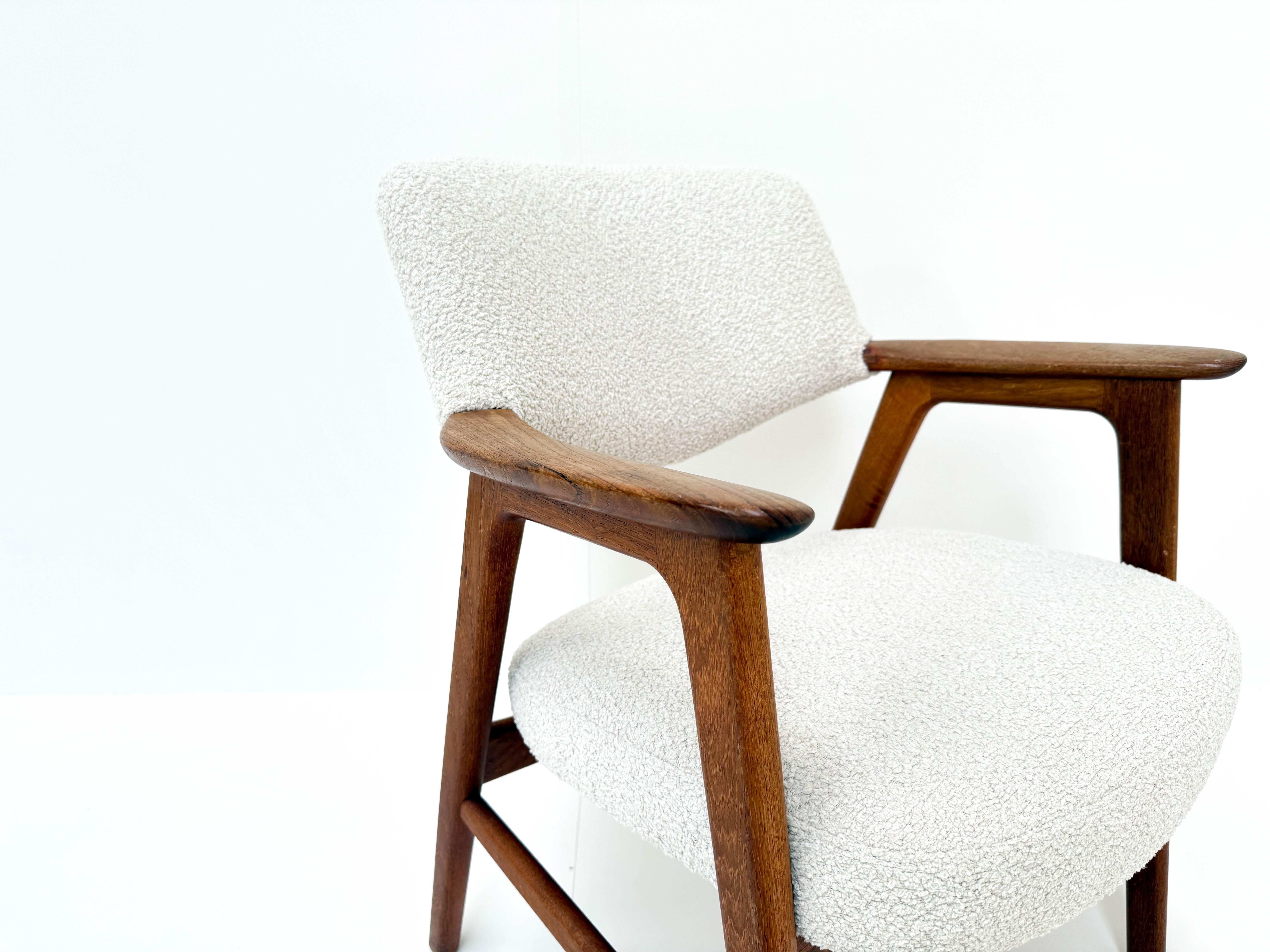 European Danish Teak Armchair by Erik Kirkegaard, Model 42, 1960s For Sale