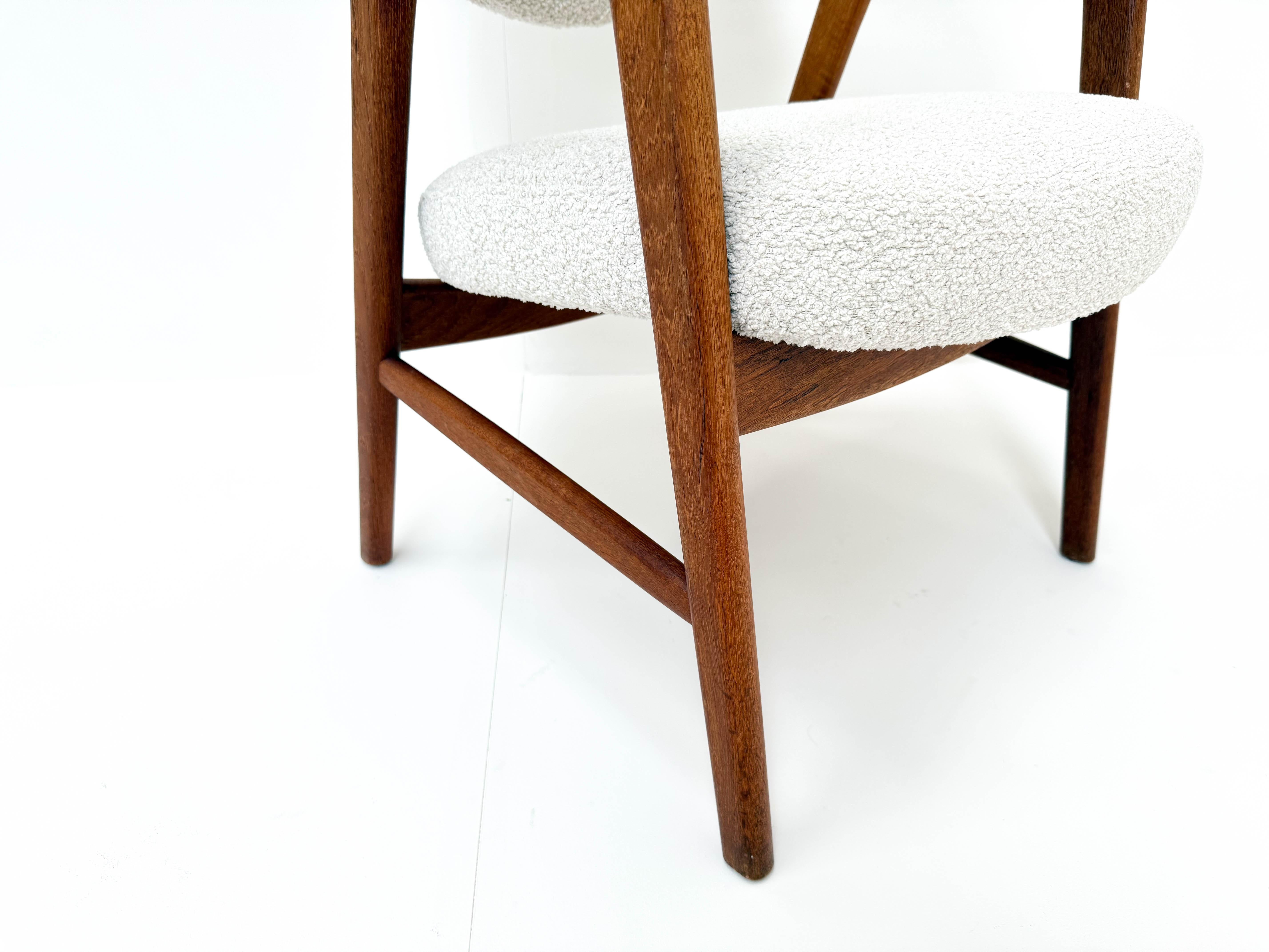 Mid-20th Century Danish Teak Armchair by Erik Kirkegaard, Model 42, 1960s For Sale