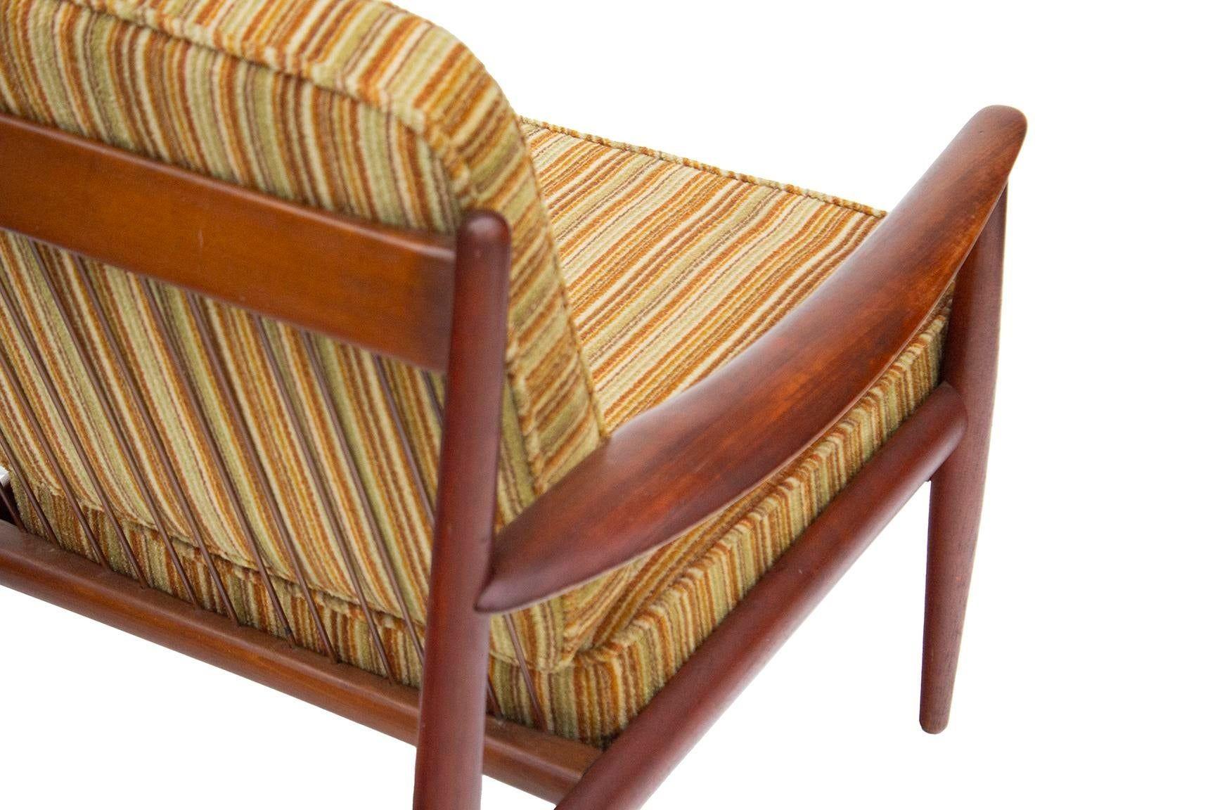 Danish Teak Armchair by Grete Jalk For Sale 4