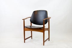 Danish teak armchair "Captain´s chair" by Arne Hovmand Olsen