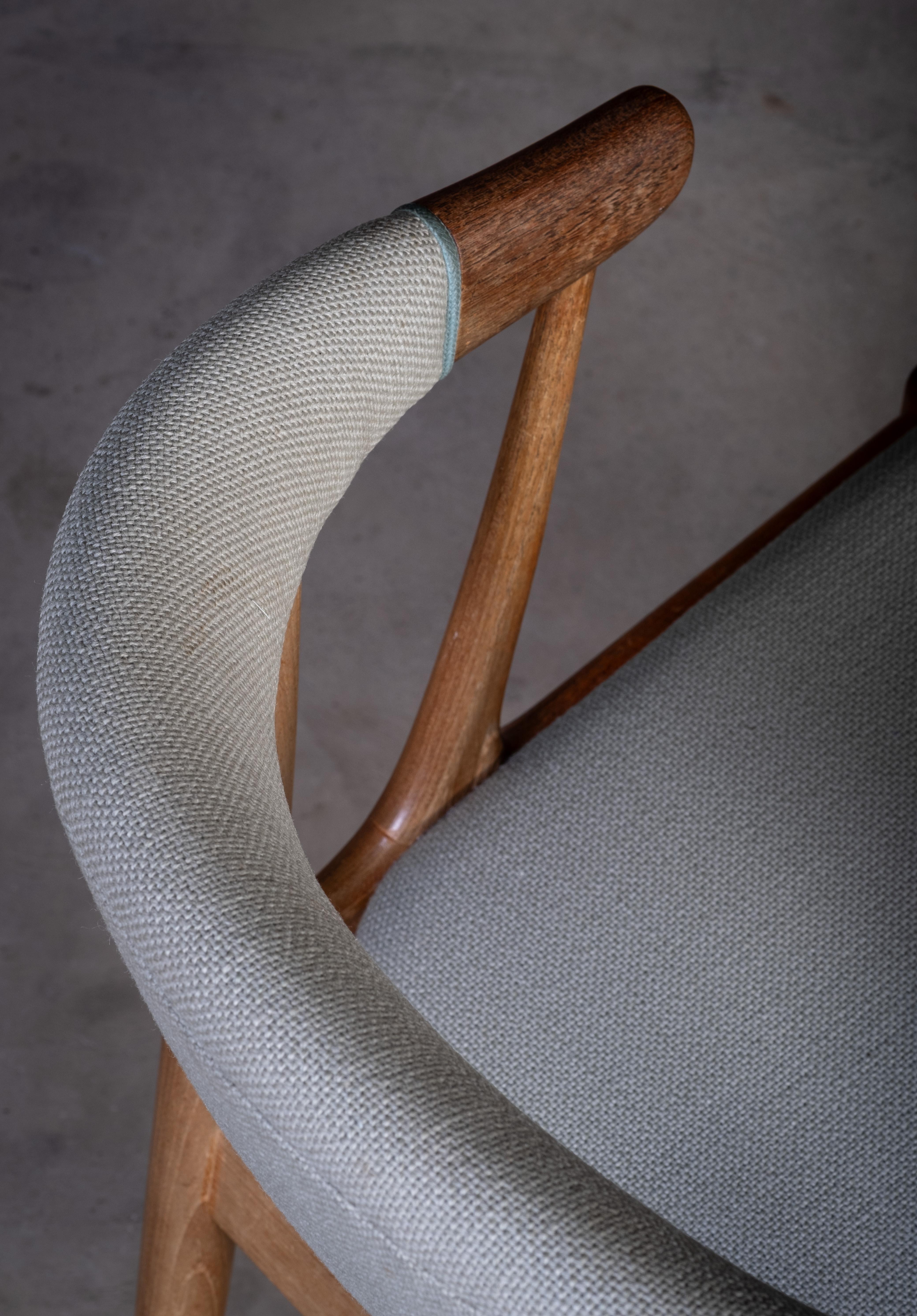 Sillón danés de teca Modelo BA113 de Johannes Andersen, años 60 en venta 6