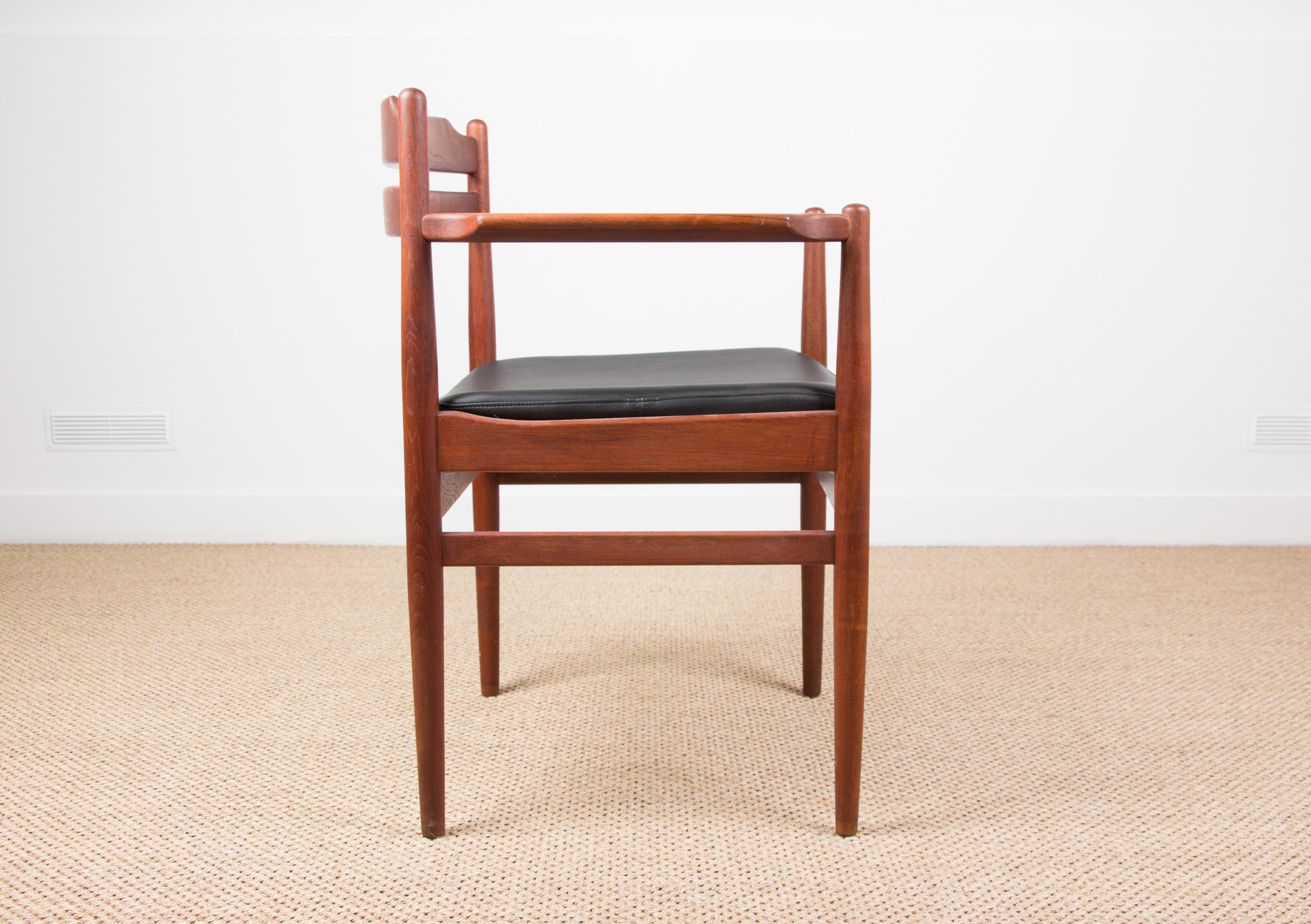 Mid-20th Century Danish Teak Armchairs by Poul Volther for Sorø Stolefabrik, 1960s, Set of 2