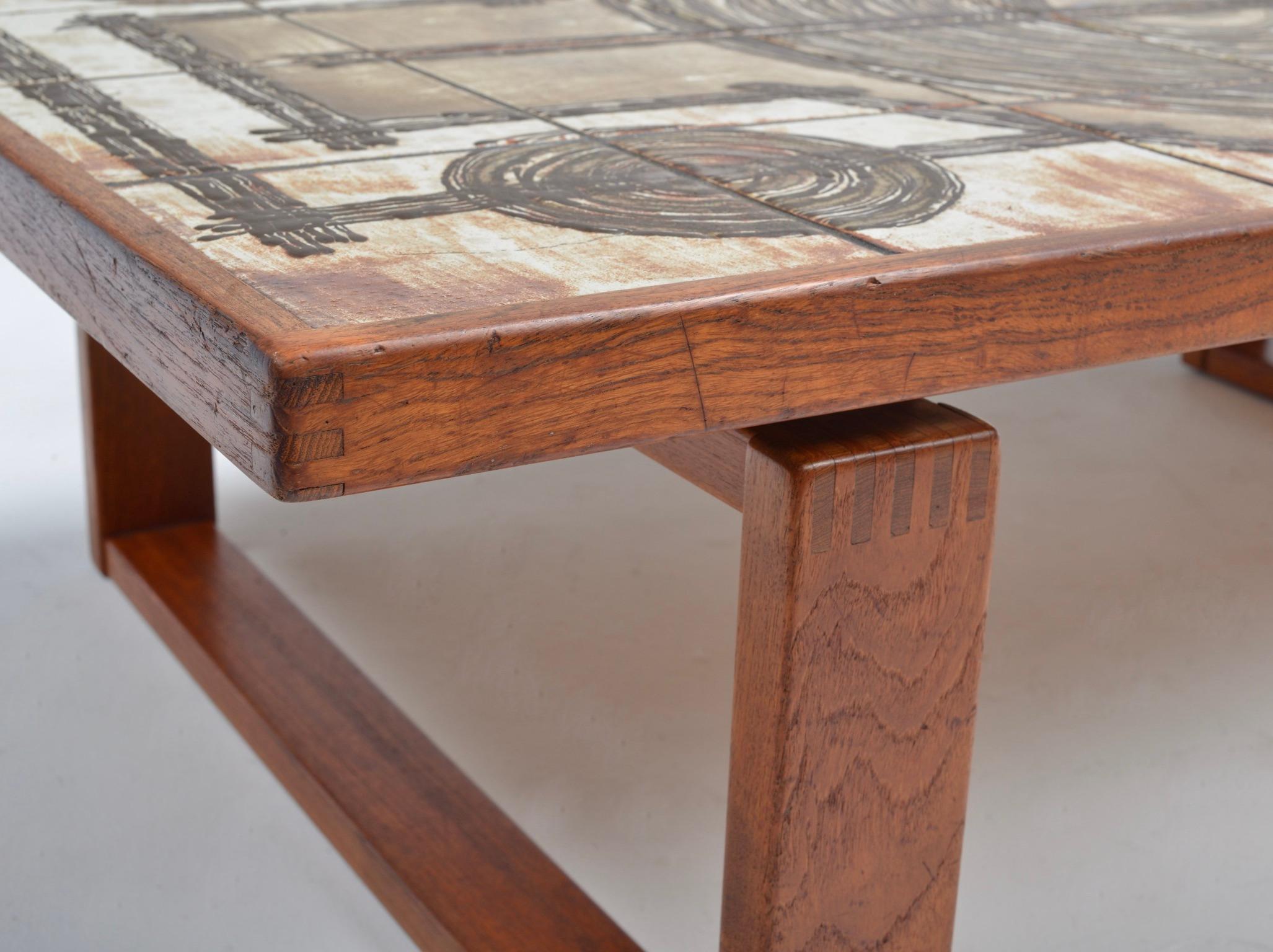 Fine XX secolo Divano o tavolino in teak danese di Ox Art in vendita