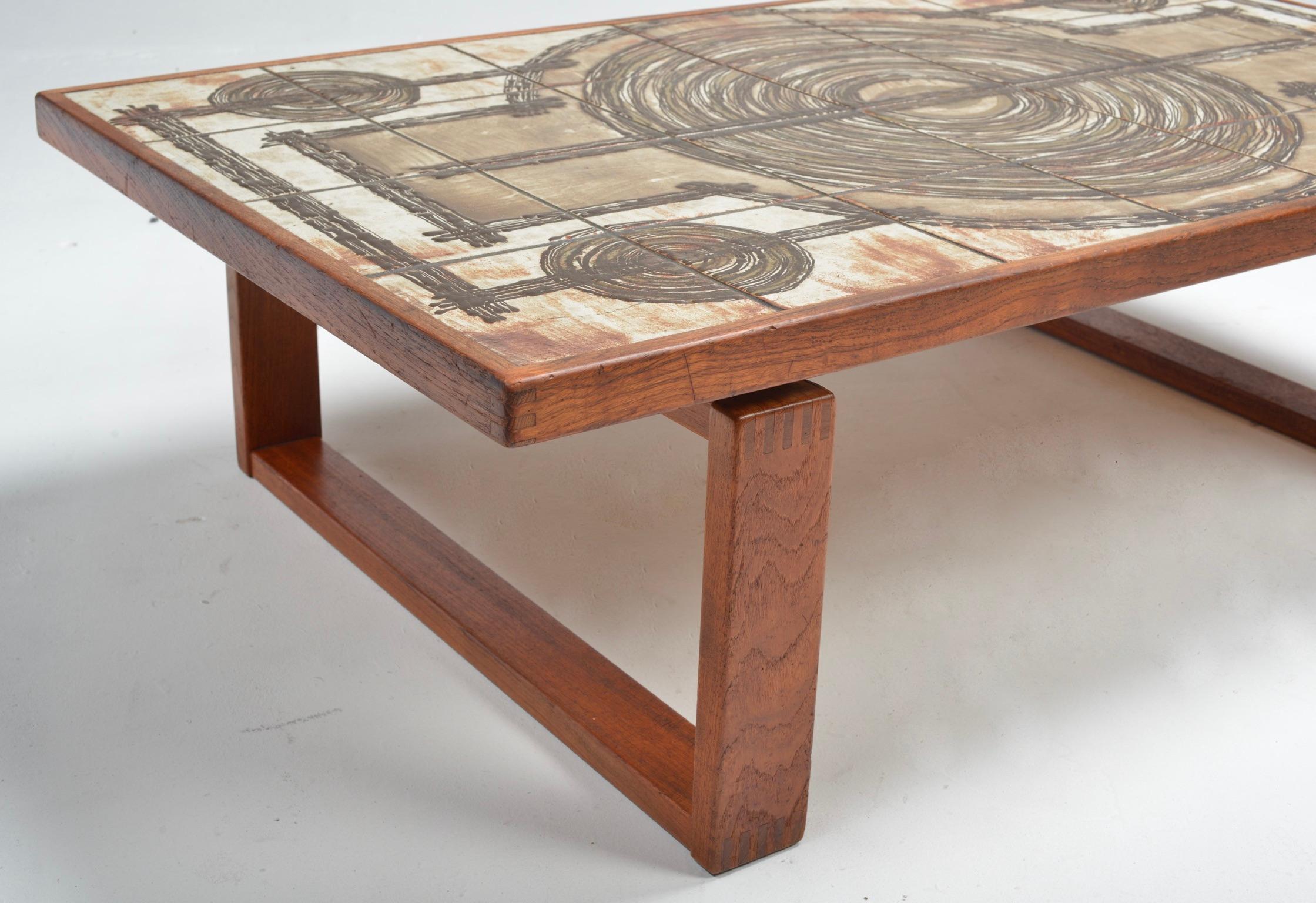 Divano o tavolino in teak danese di Ox Art in vendita 1